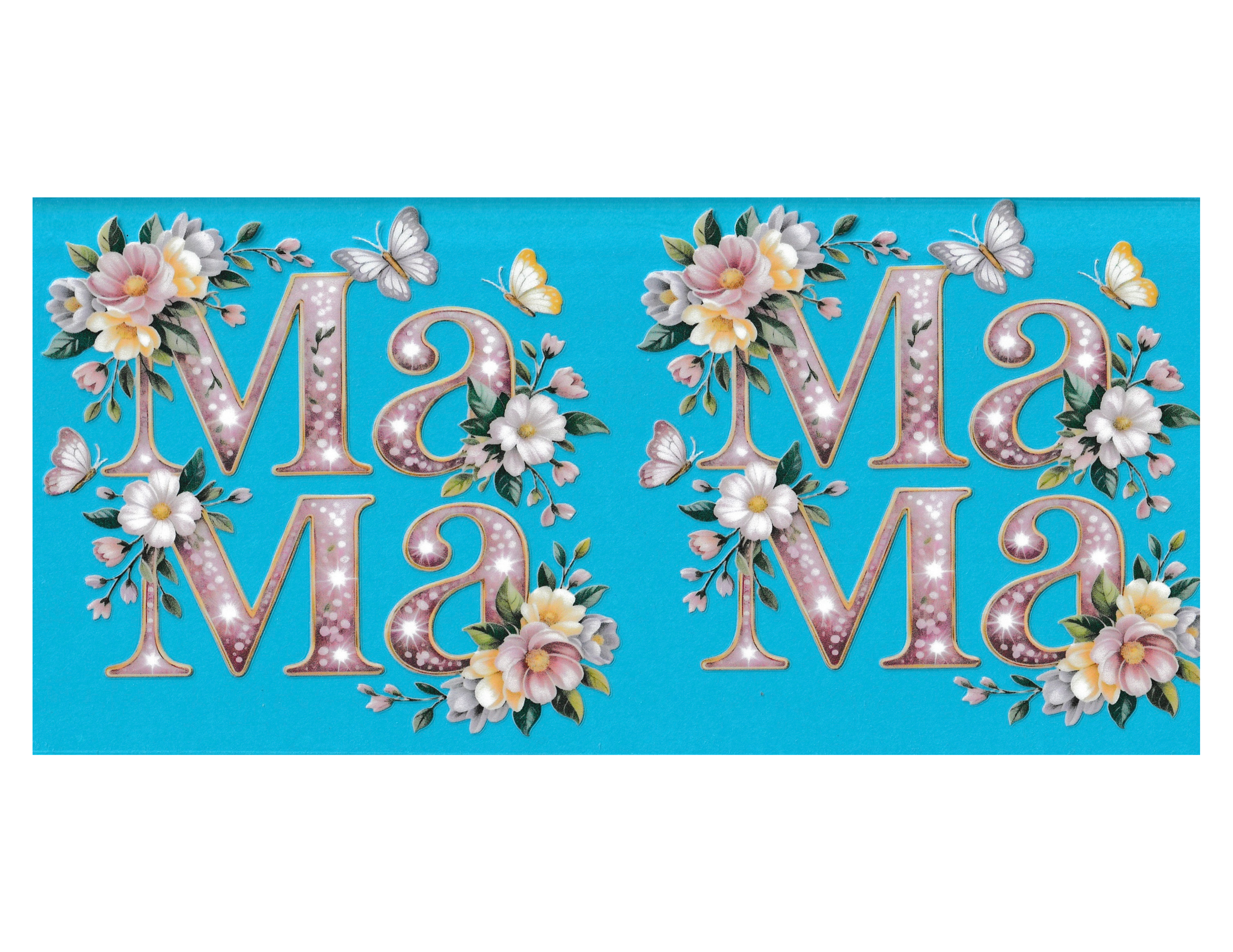 16oz Cup Wrap Mom Flowers
