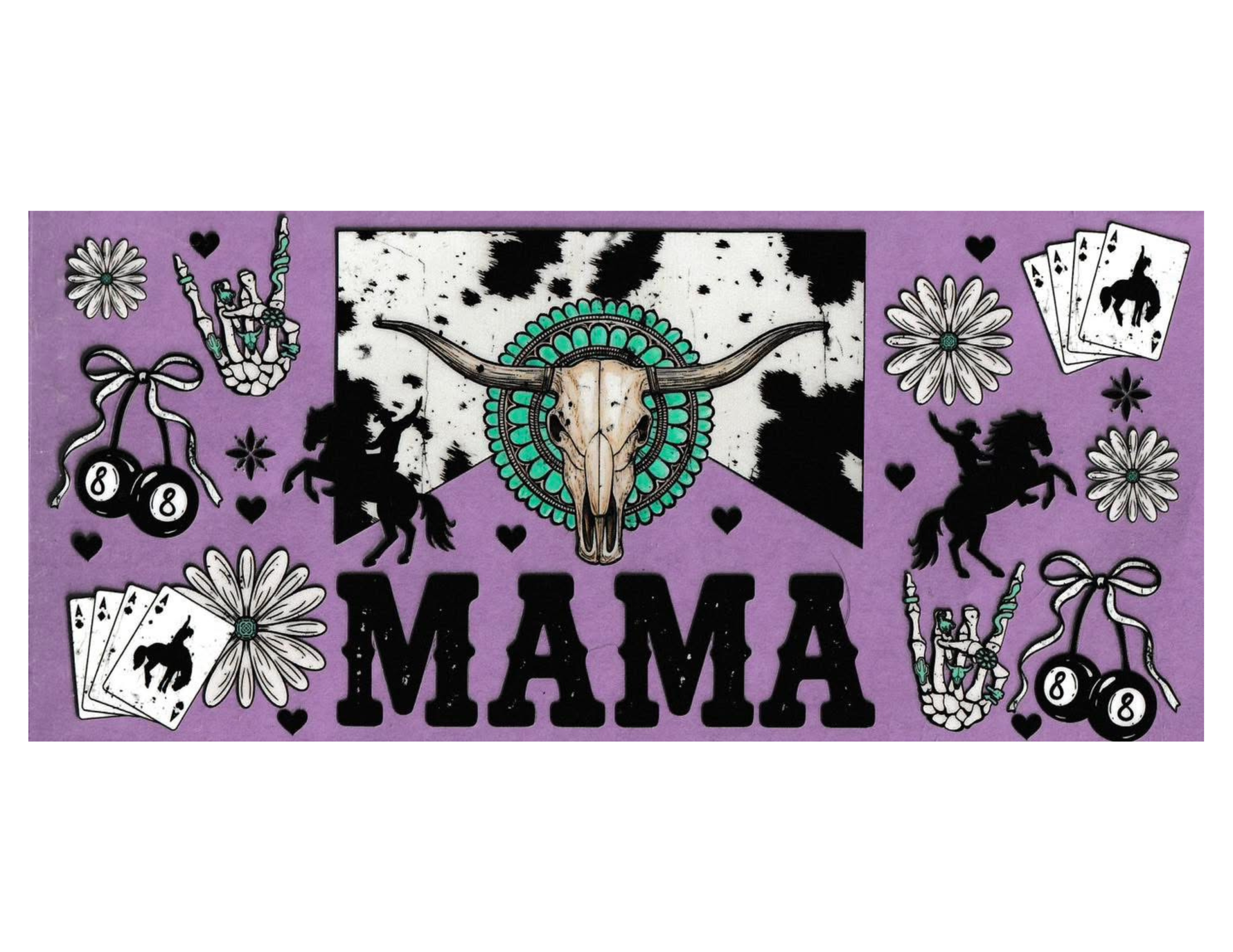16oz Cup Wrap Mom with Sunflowers