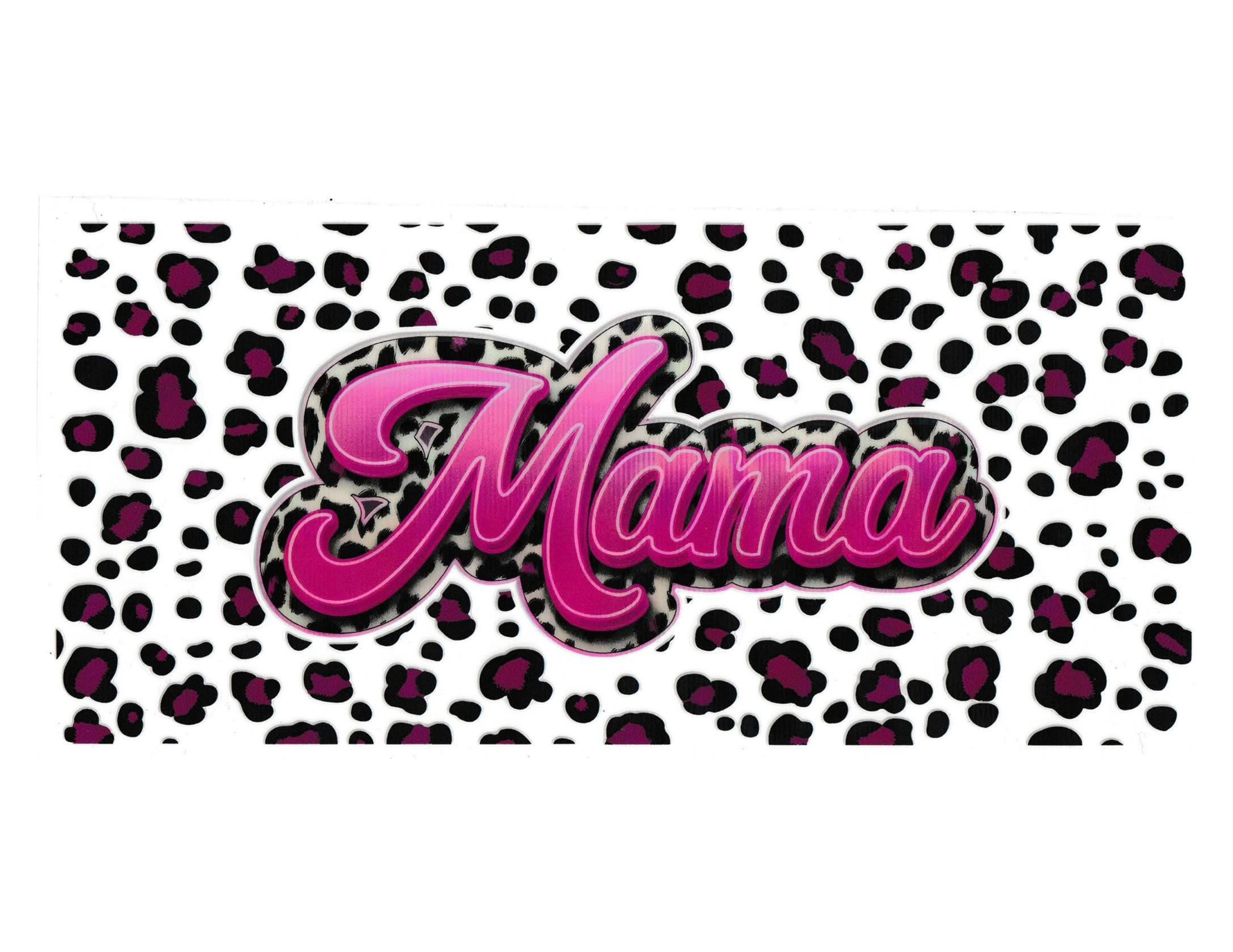 16oz Cup Wrap Mom with Animal Print