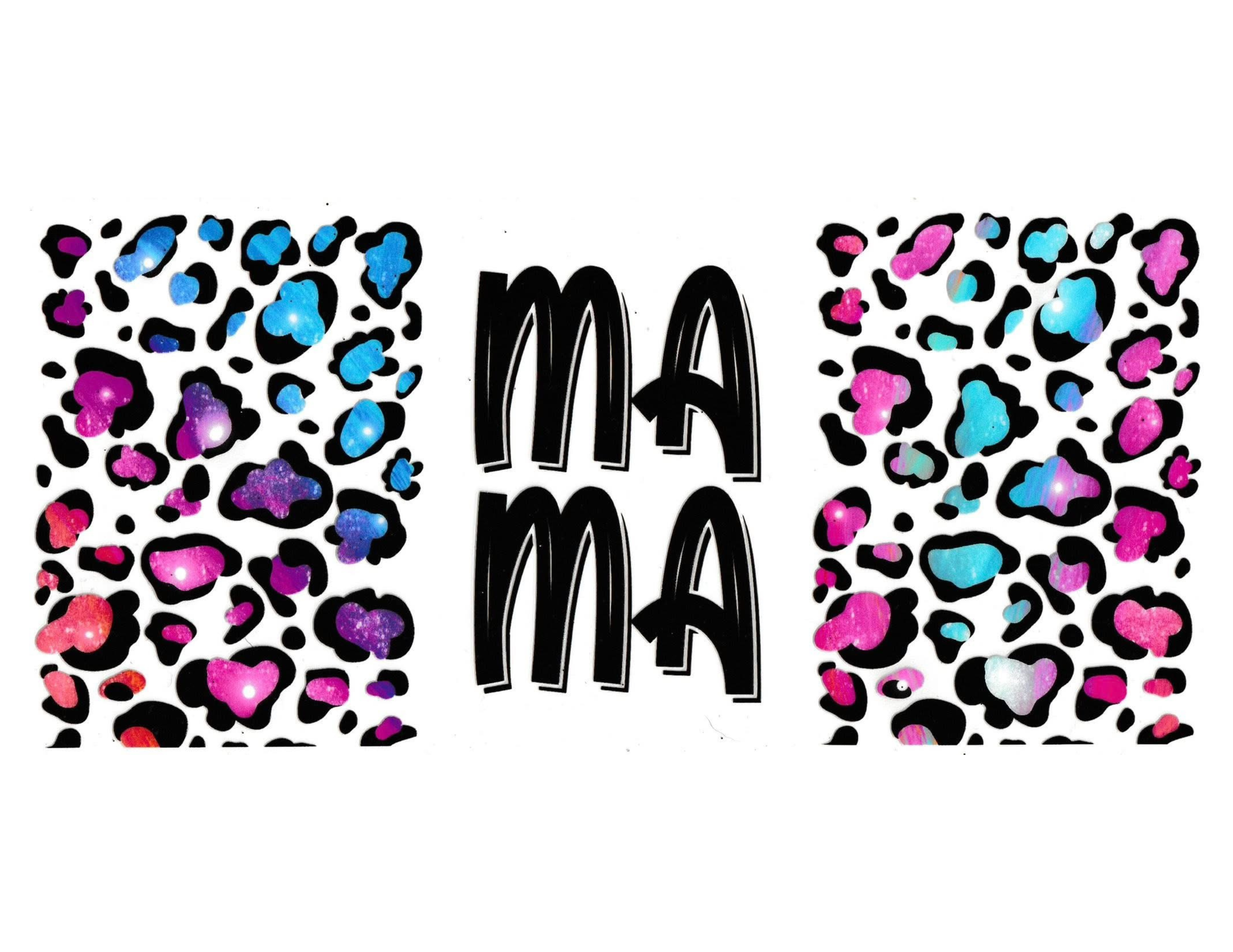 16oz Cup Wrap Mom with Animal Print