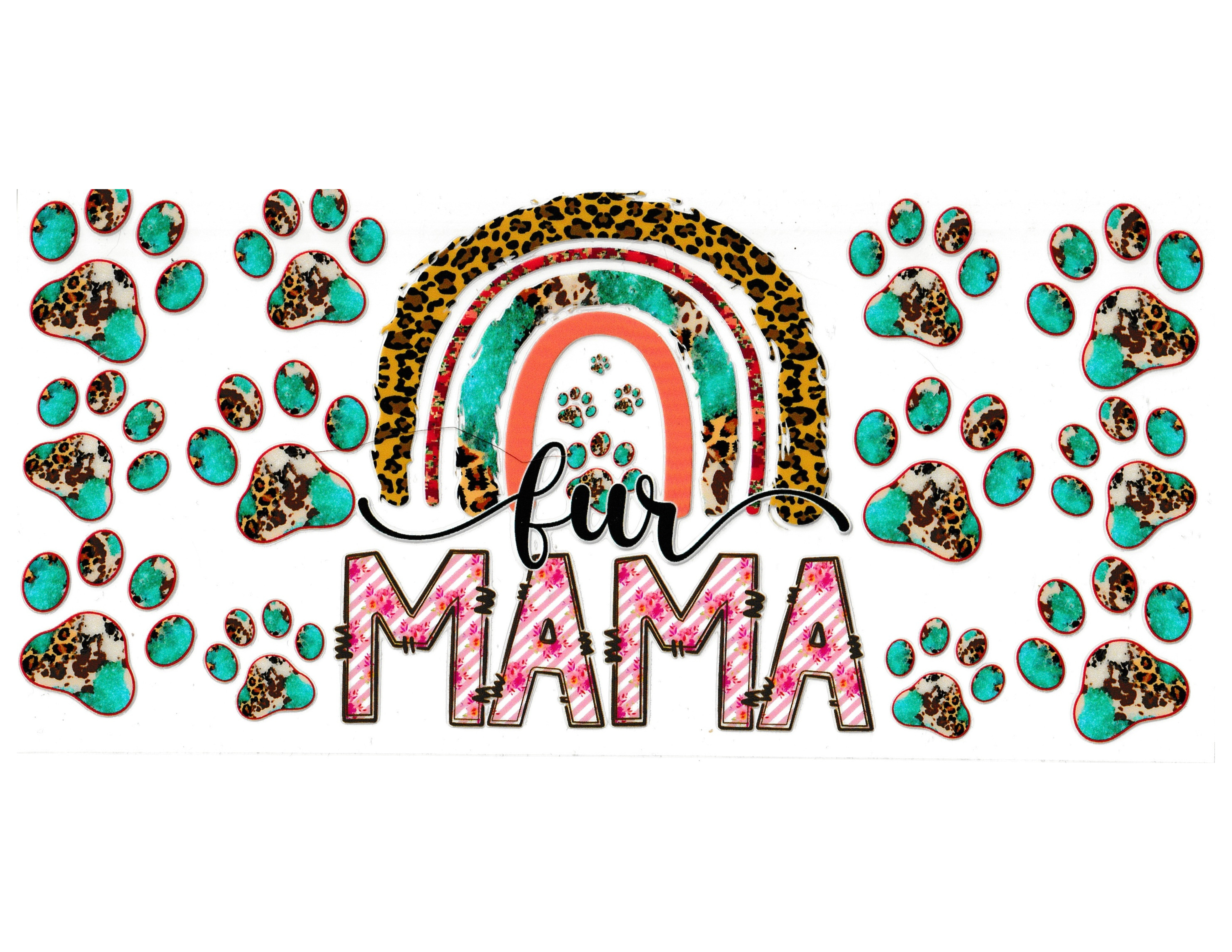 16oz Cup Wrap Mom Fur