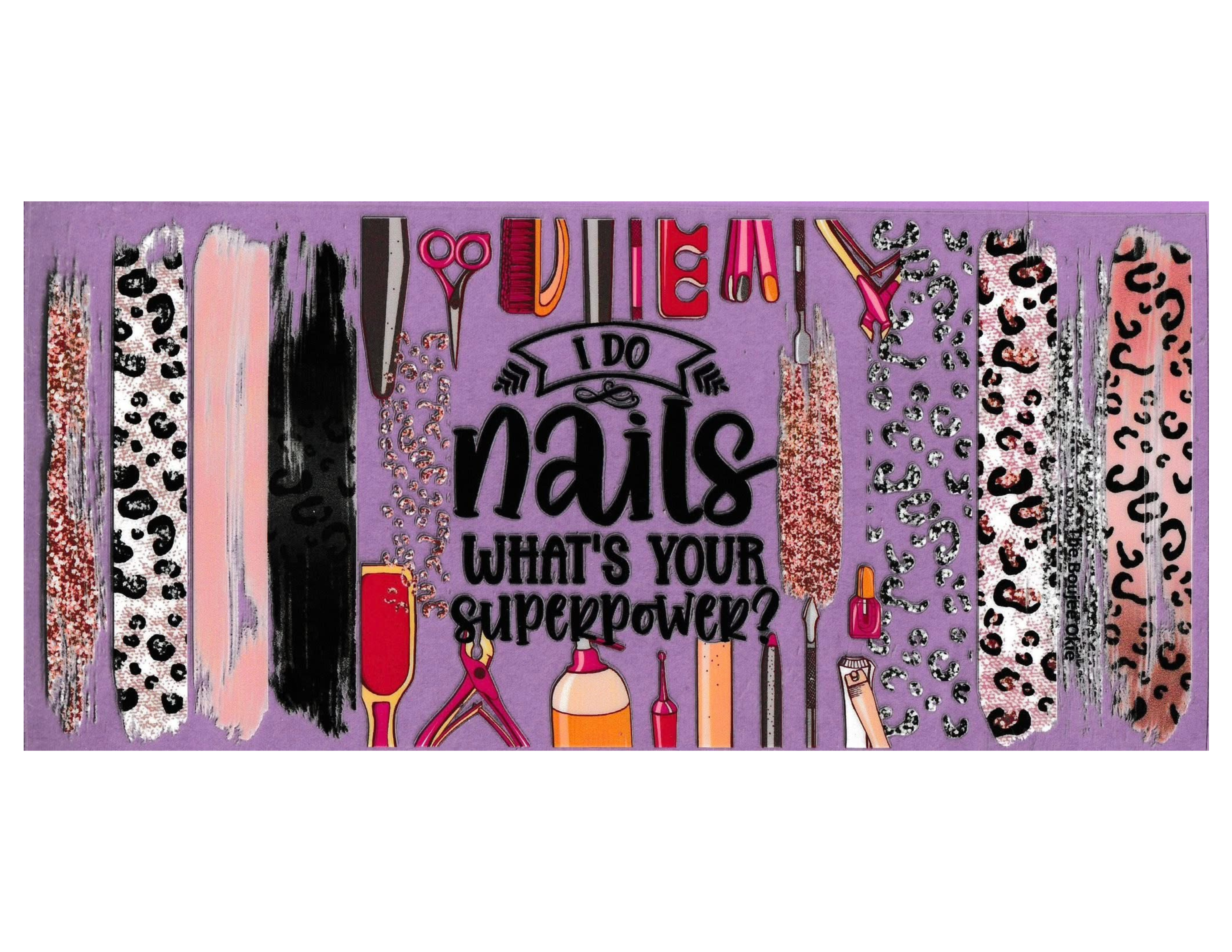 16oz Cup Wrap Nail Tech