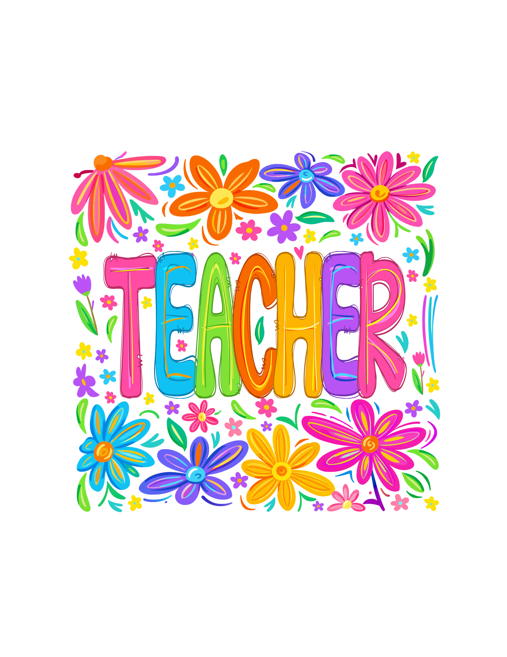 Teacher #2 Shirt Transfer