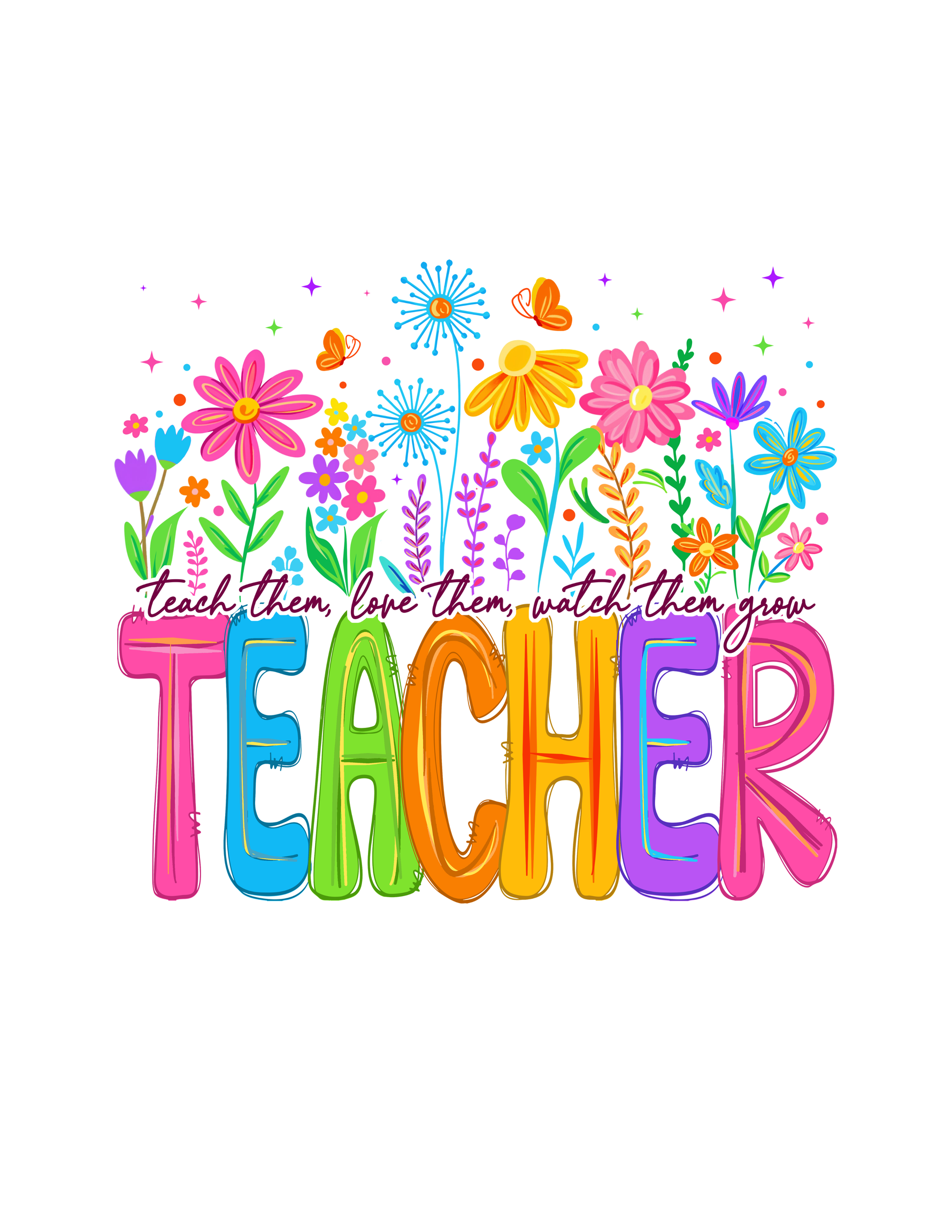 Teacher #1 Shirt Transfer