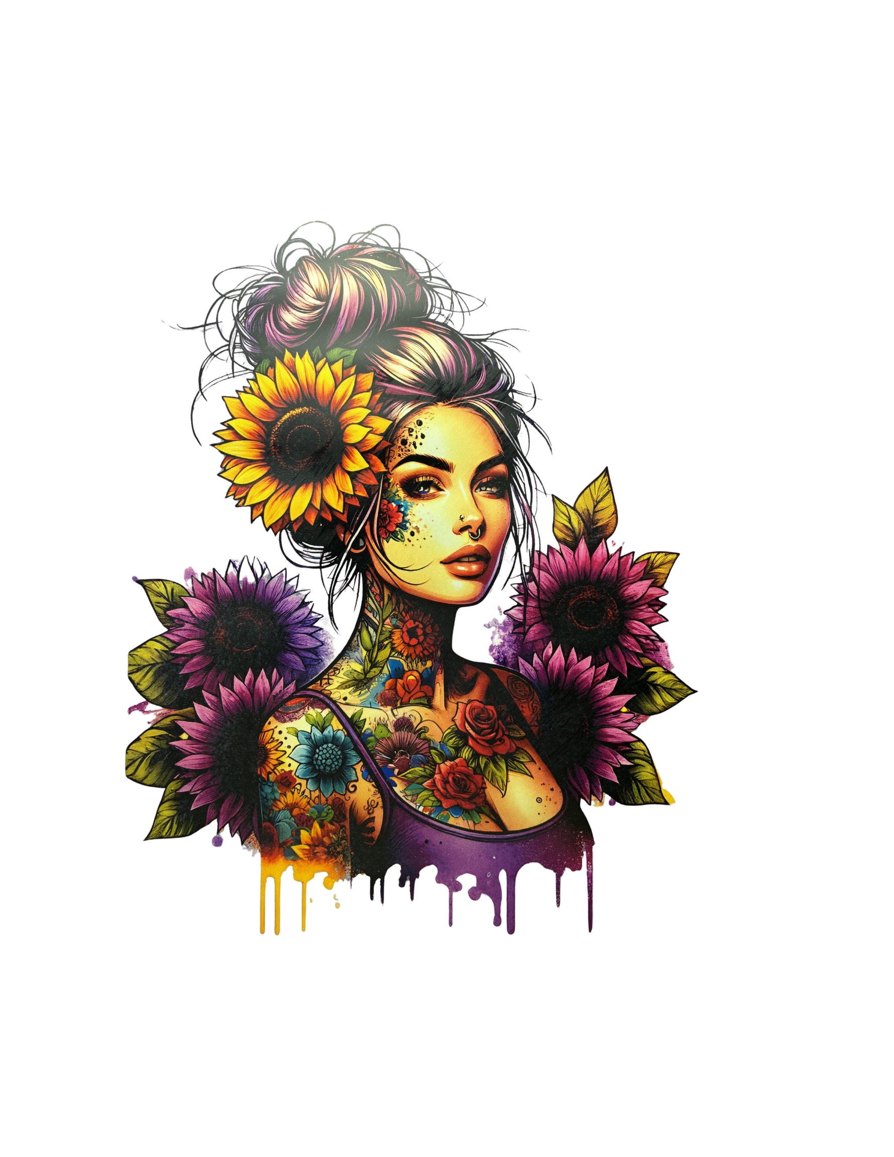 Tattoo Girl #1 Shirt Transfer