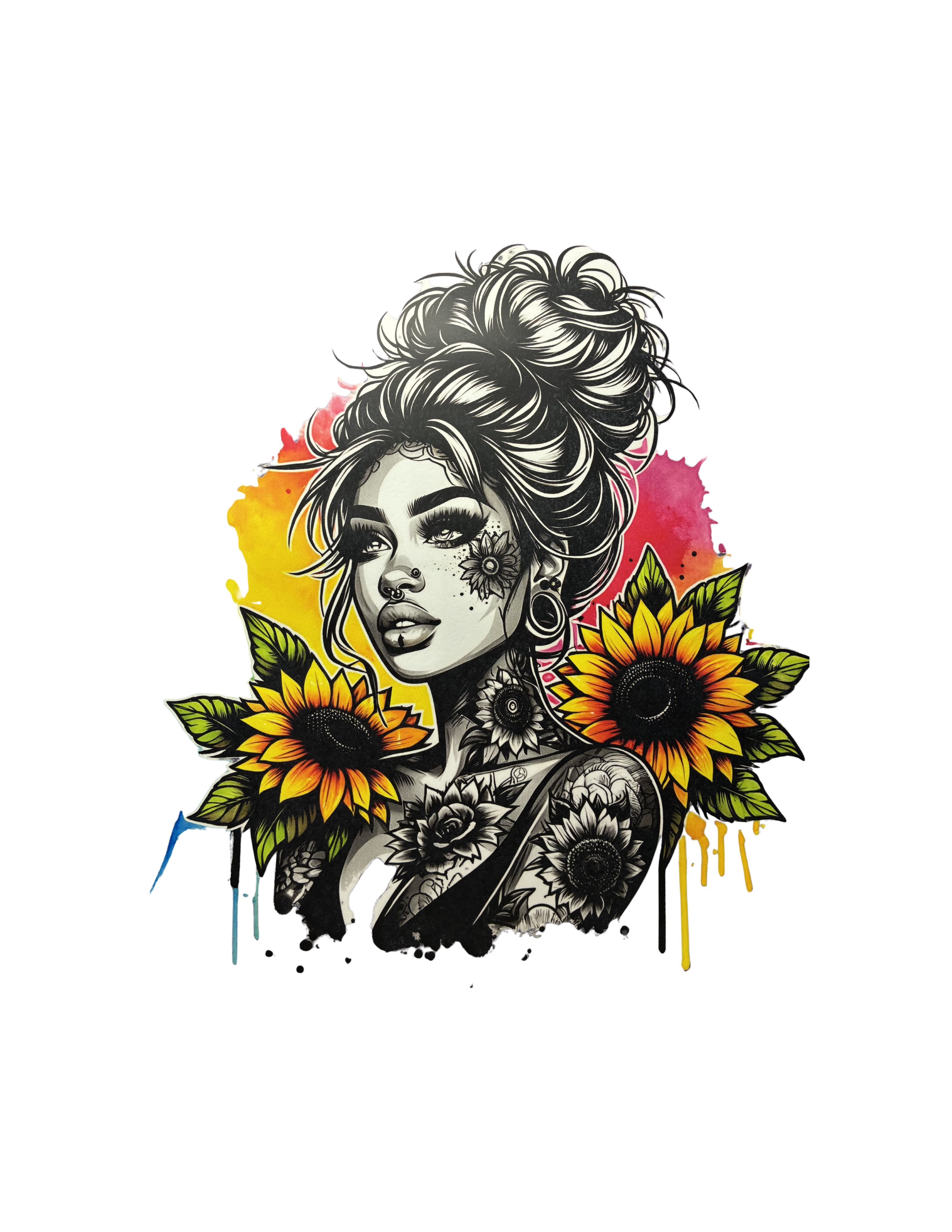 Tattoo Girl #3 Shirt Transfer