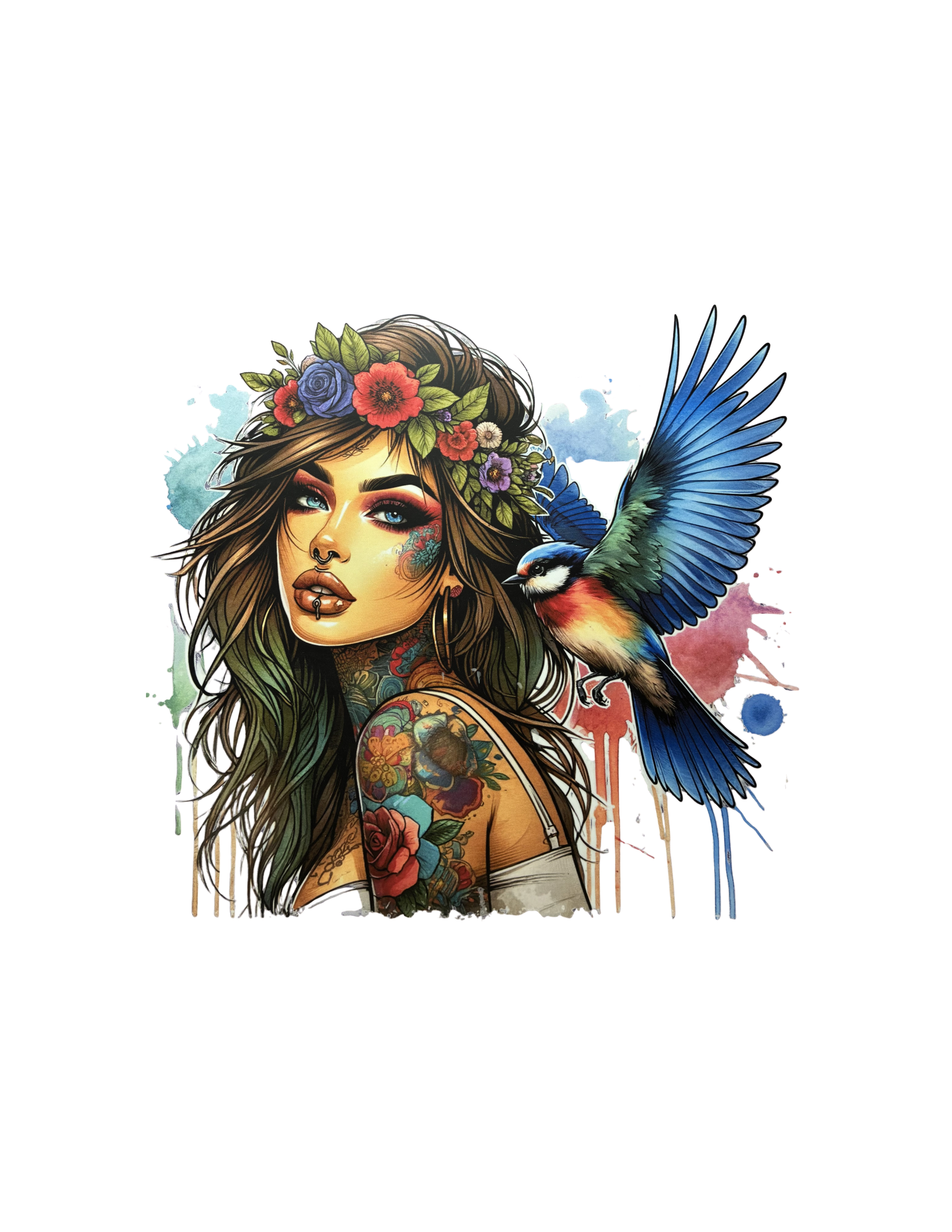 Tattoo Girl #2 Shirt Transfer