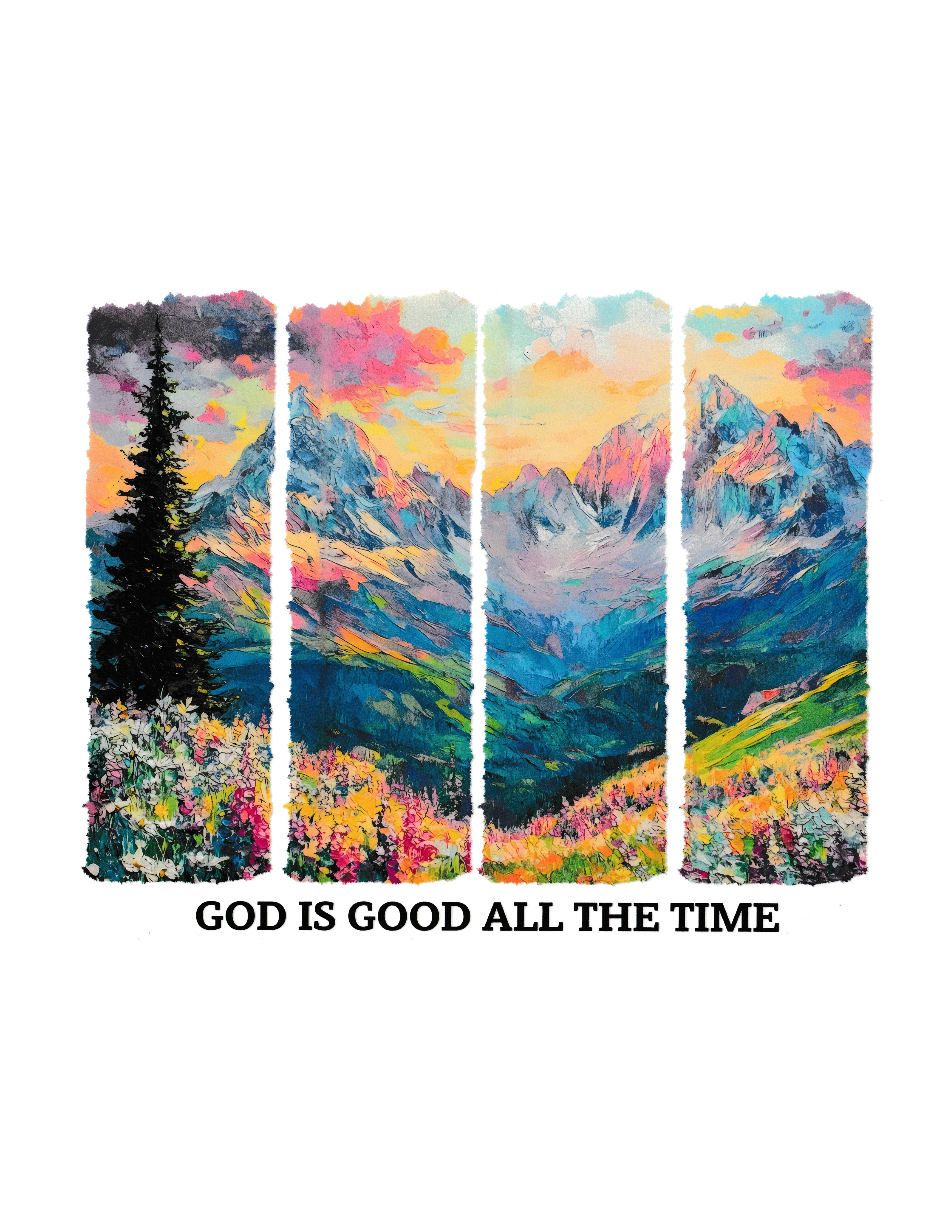 Painted God is Good #27 Shirt Transfer
