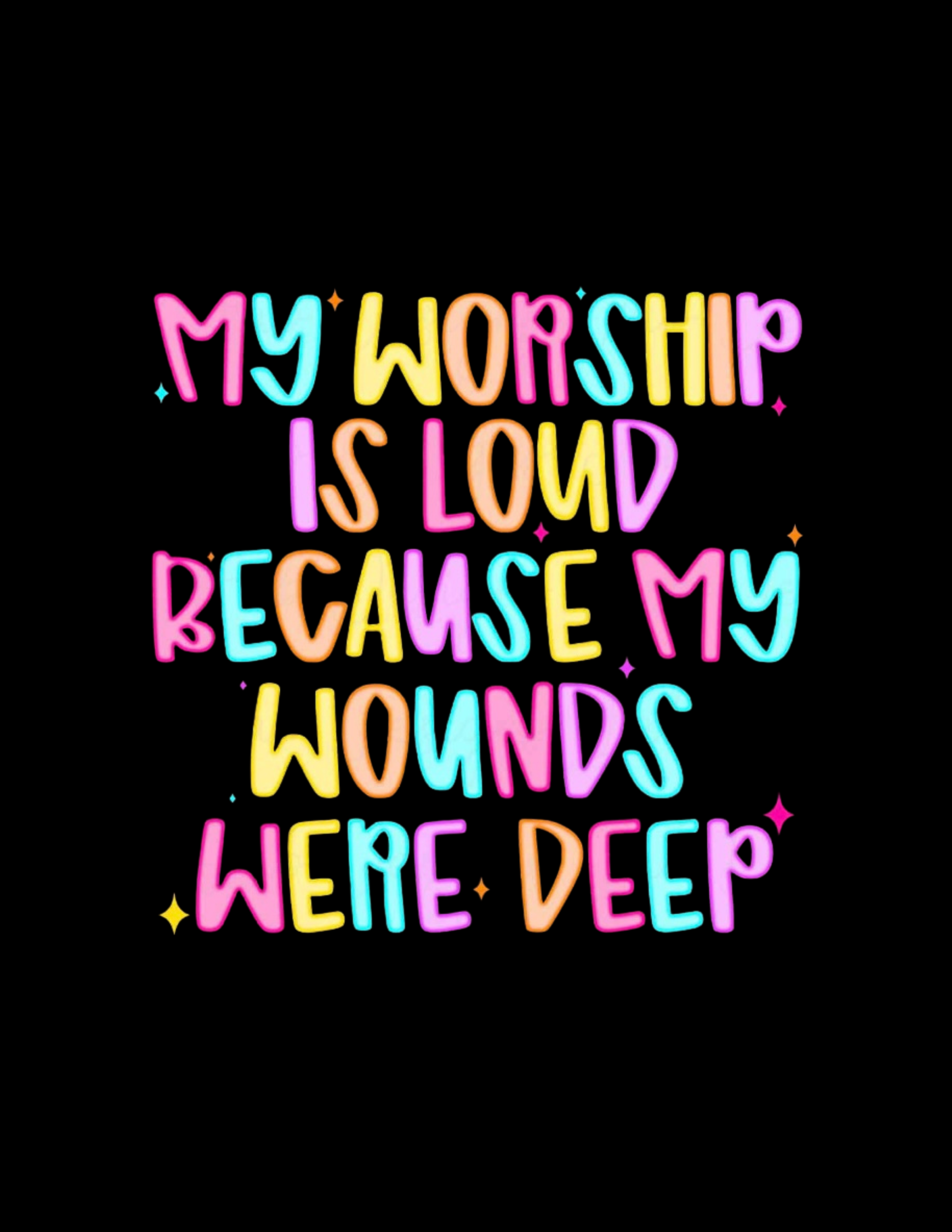 Worship Is Loud #33 Shirt Transfer