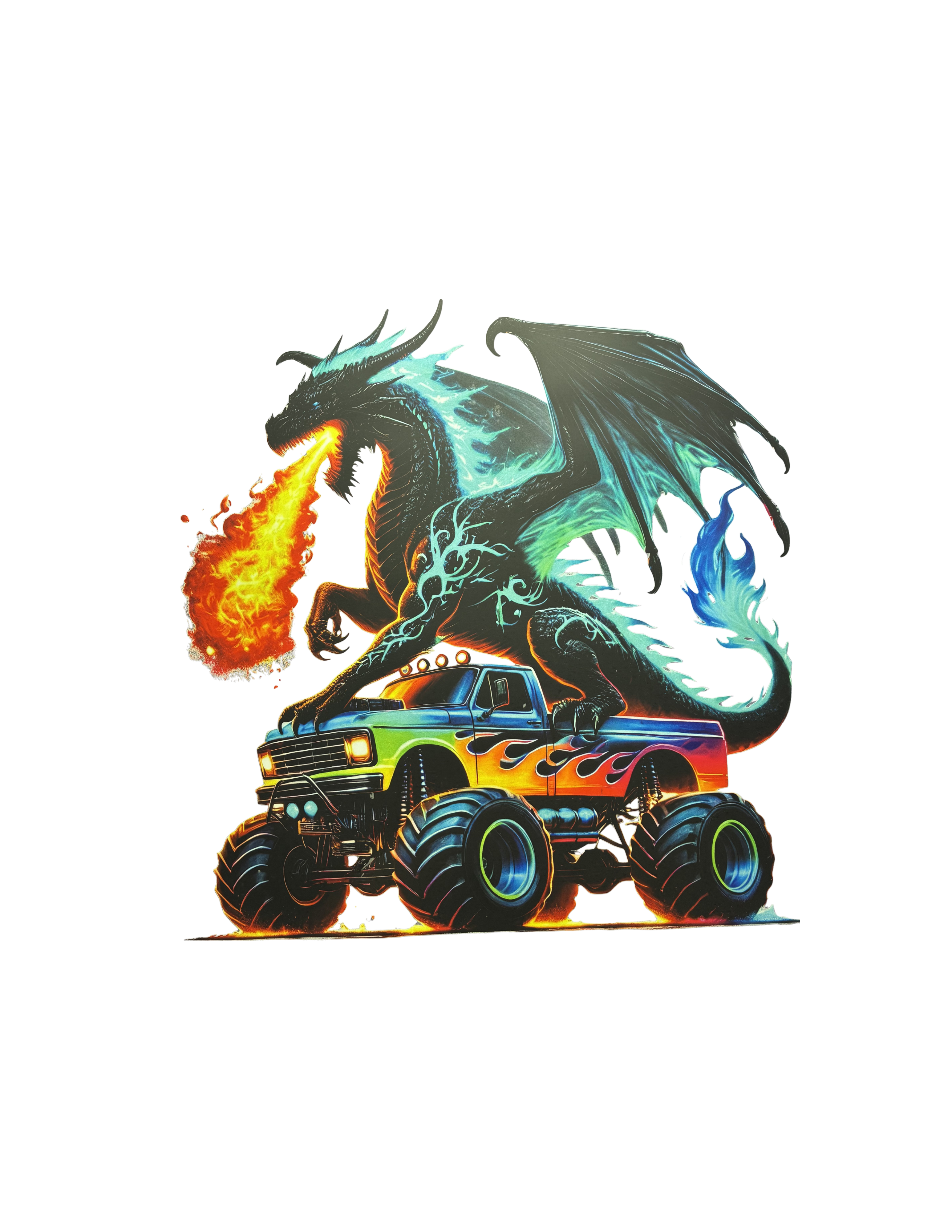 10in Dragon and Monster Truck