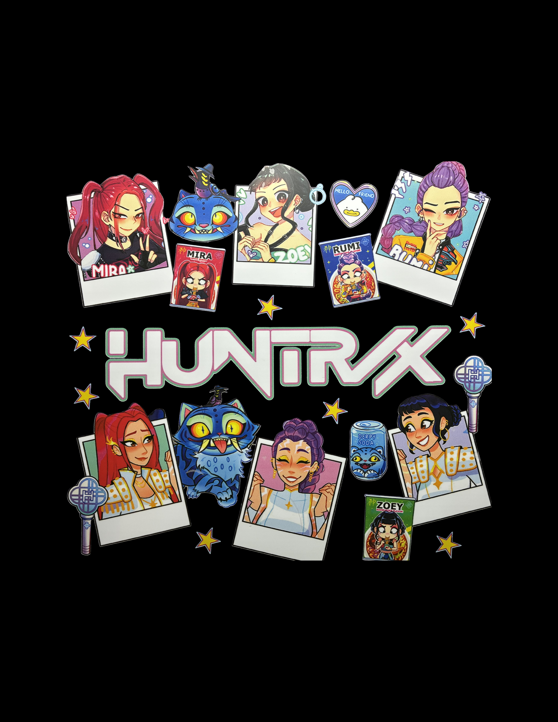 10in Huntrix Shirt Transfer