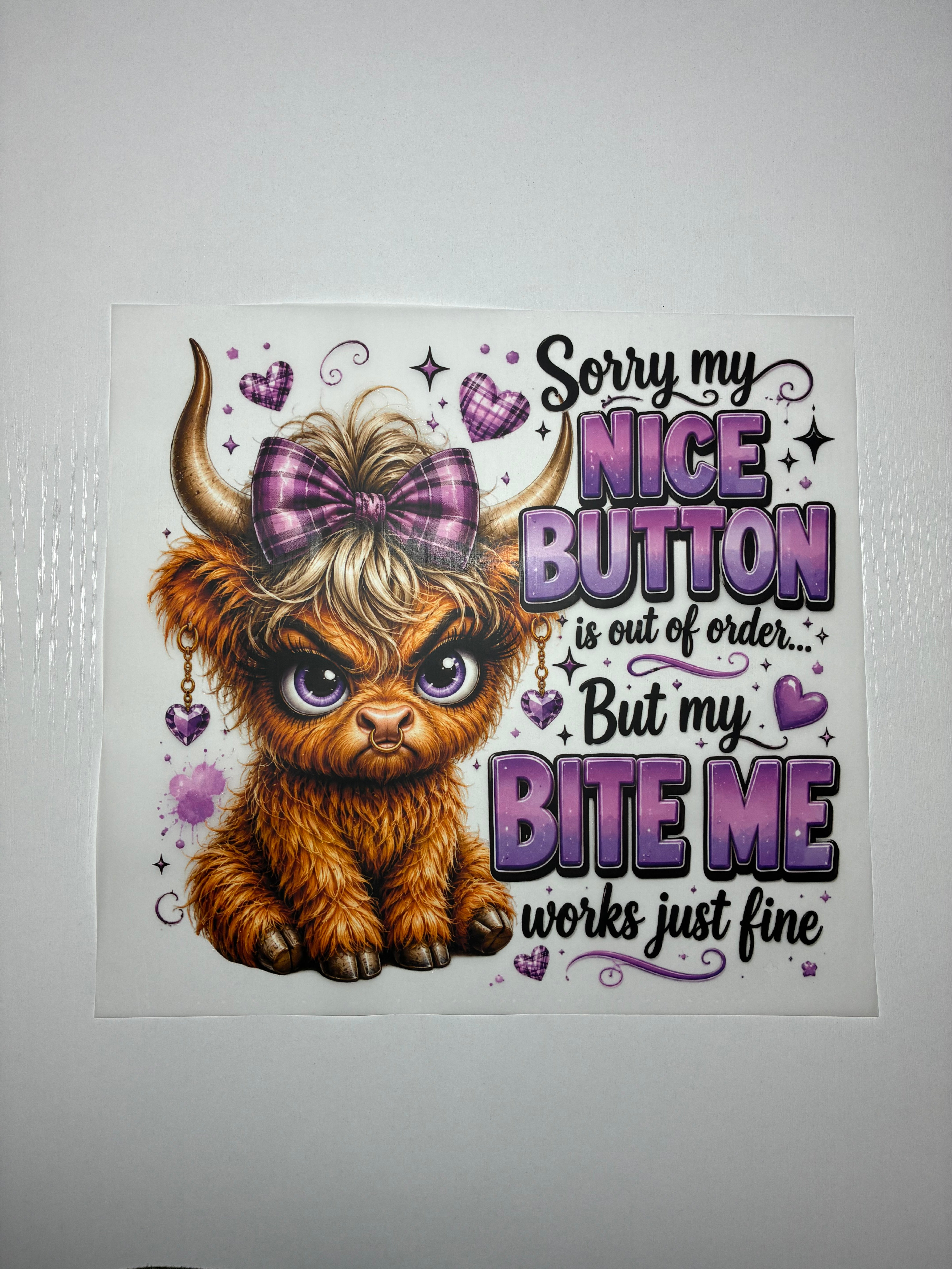 Bite Me Shirt Transfer