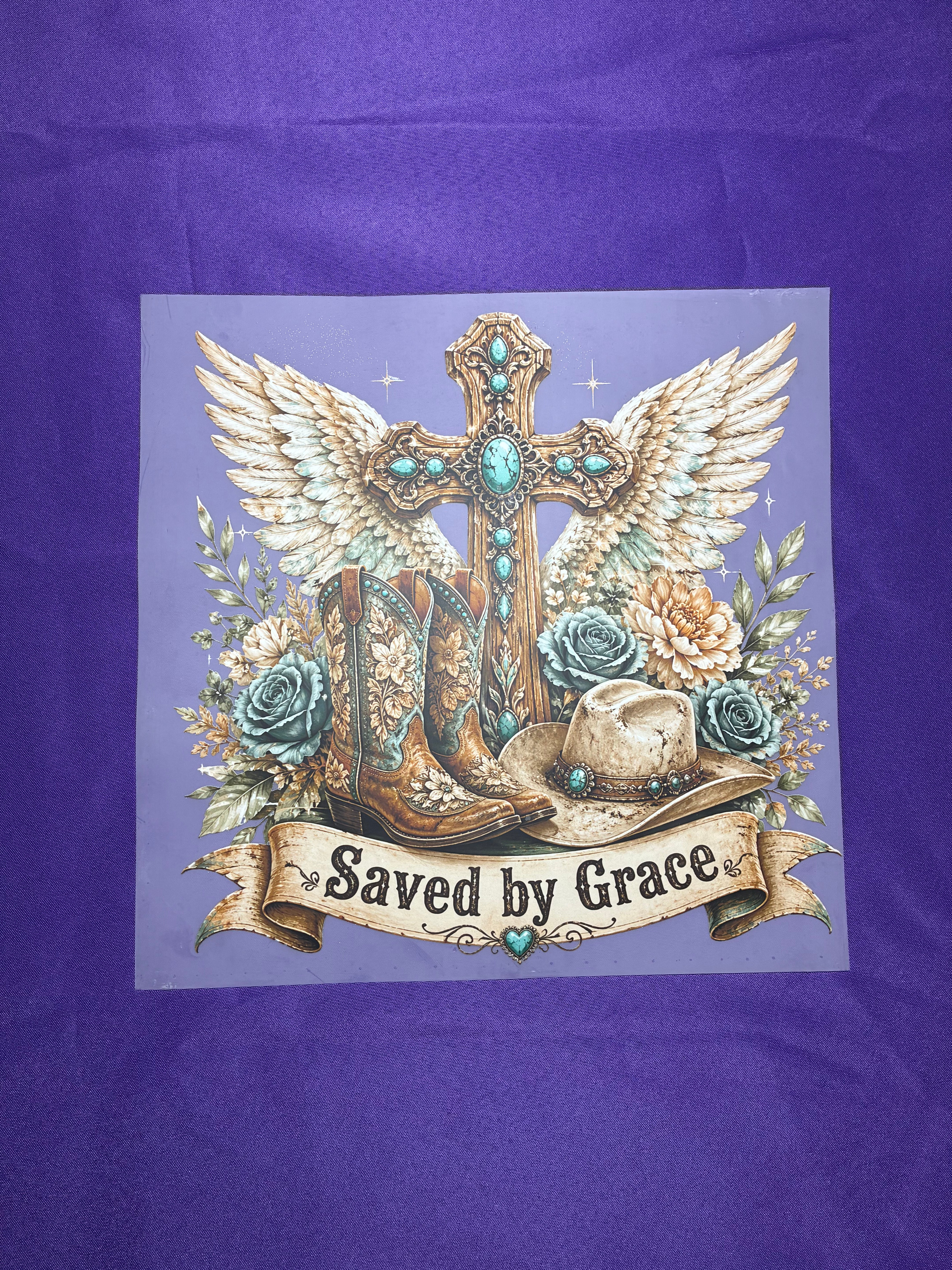 Saved by Grace Shirt Transfer