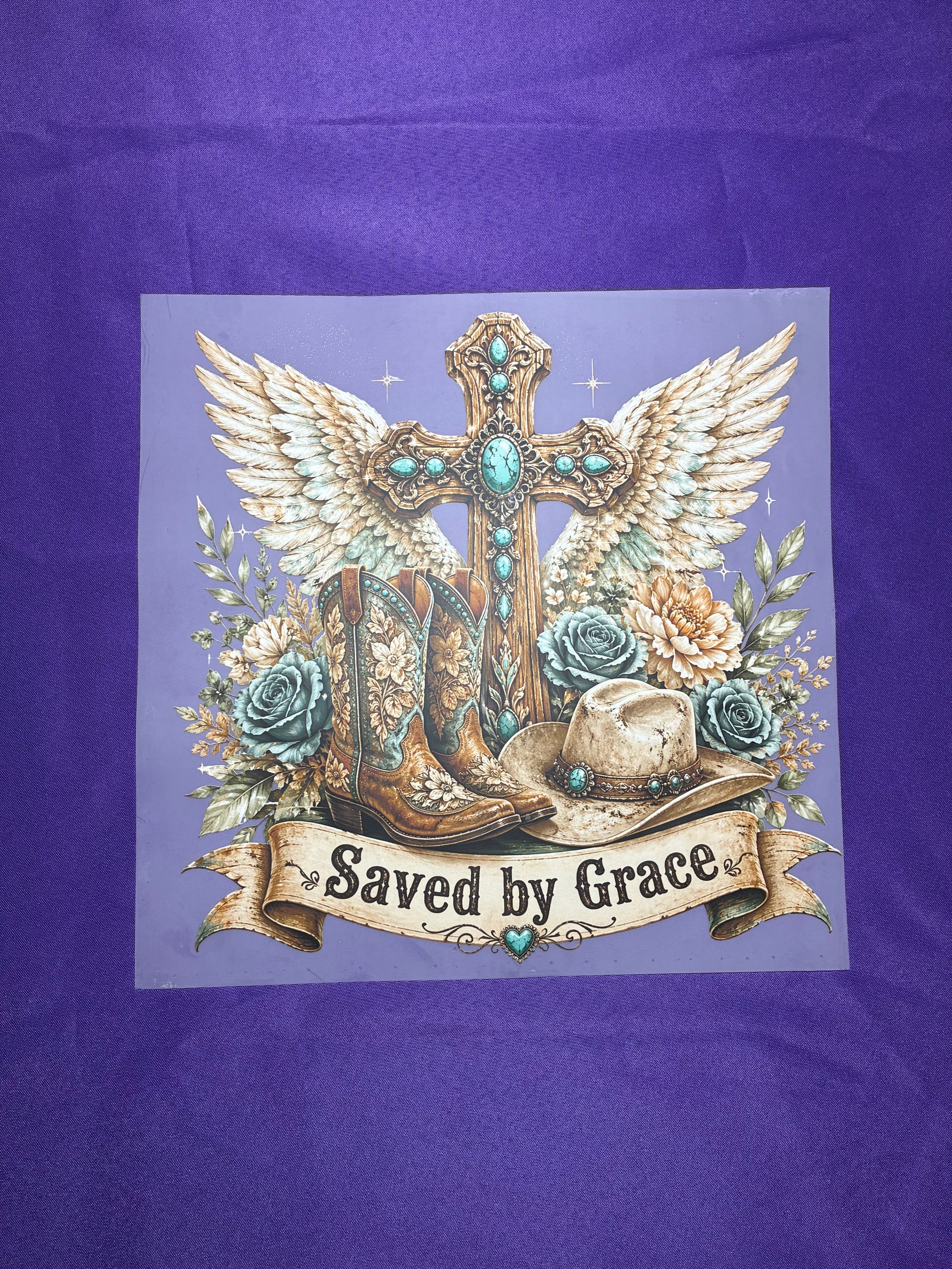 Saved by Grace Shirt Transfer