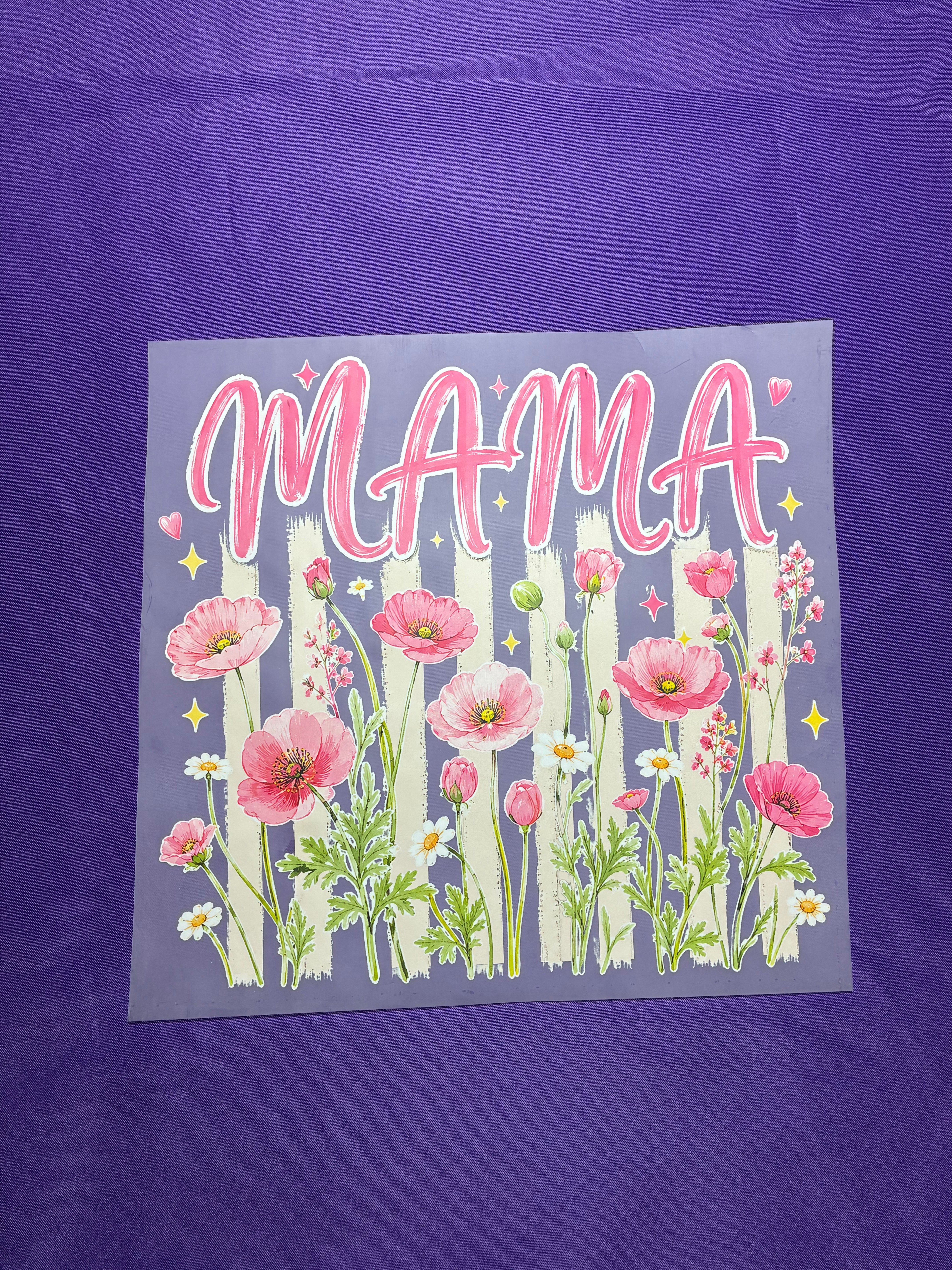 Floral Mama Shirt Transfer