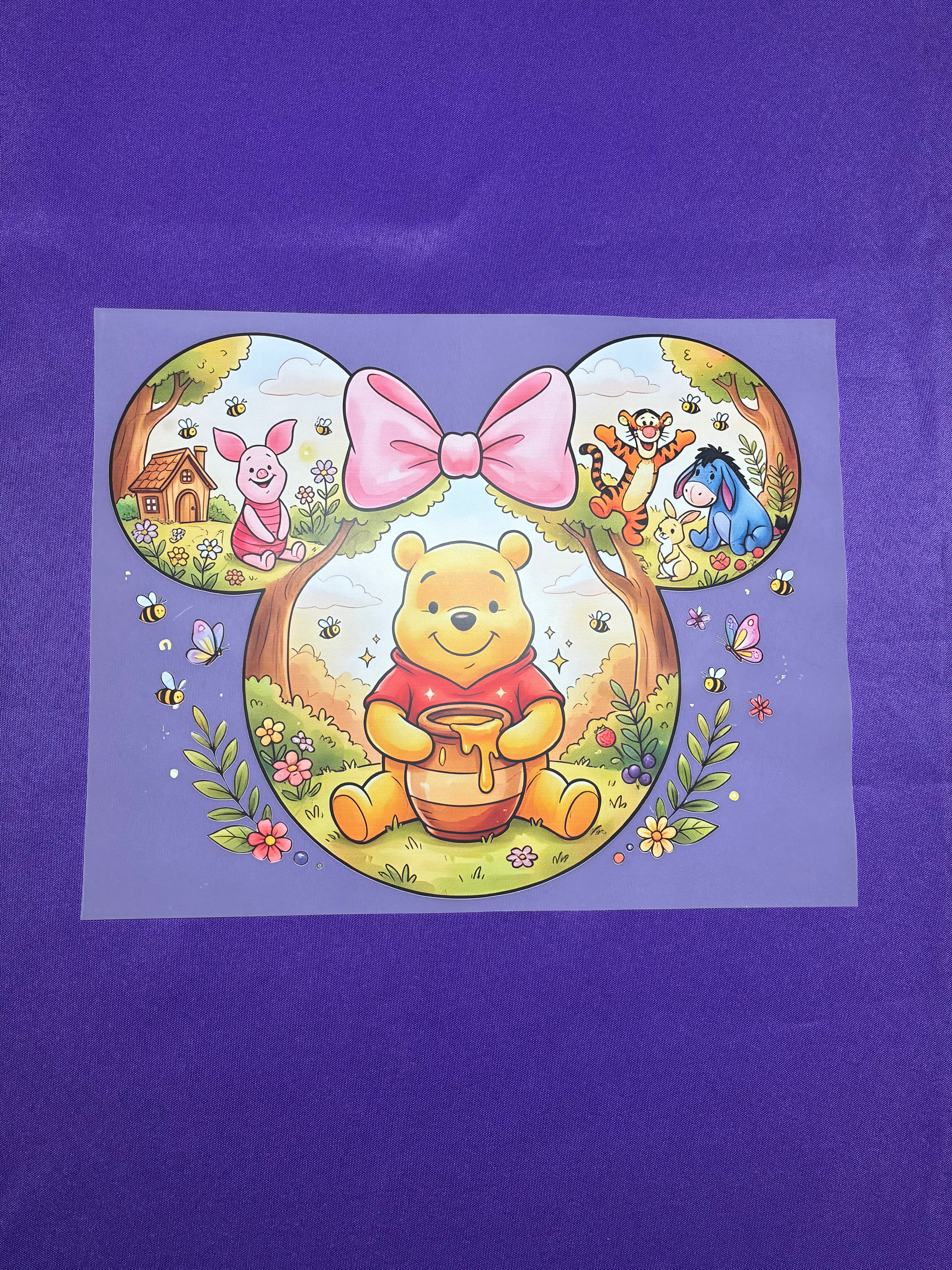 Pooh Characters Shirt Transfer
