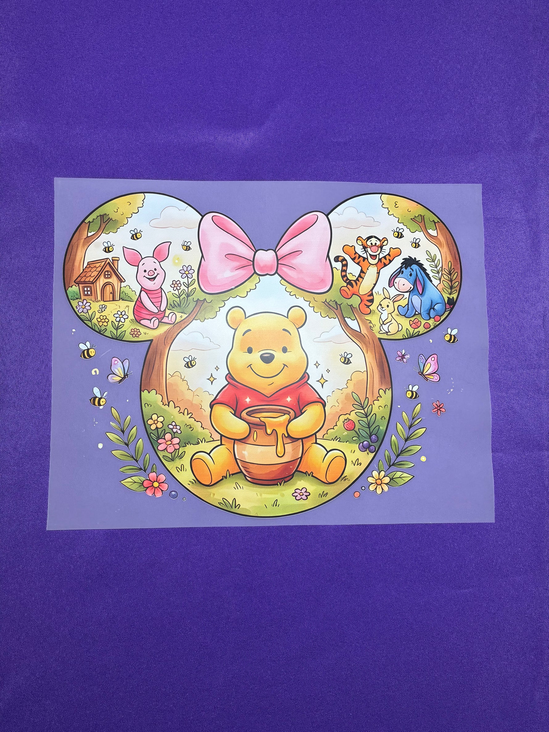 Pooh Characters Shirt Transfer