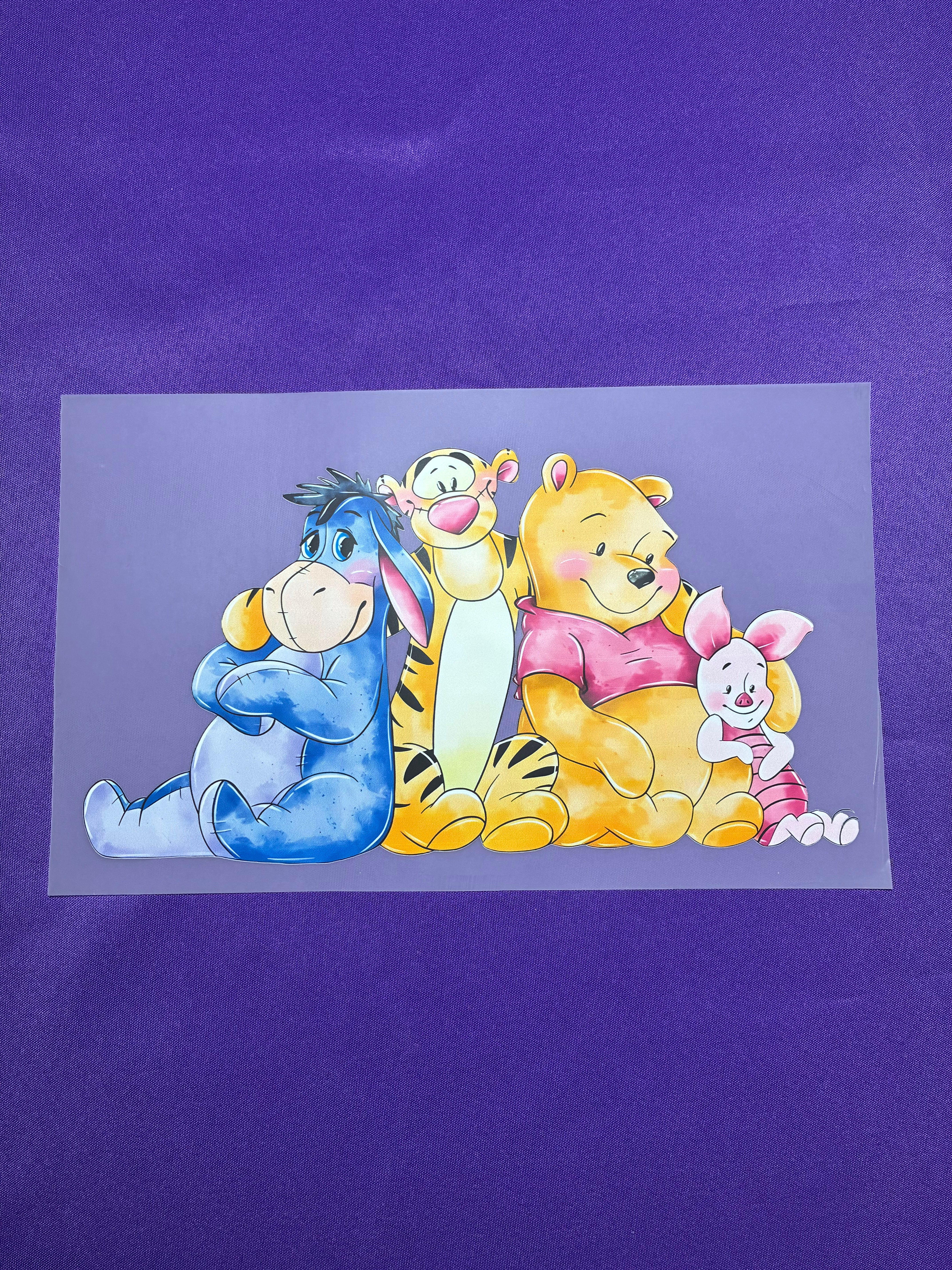 Pooh Characters Shirt Transfer