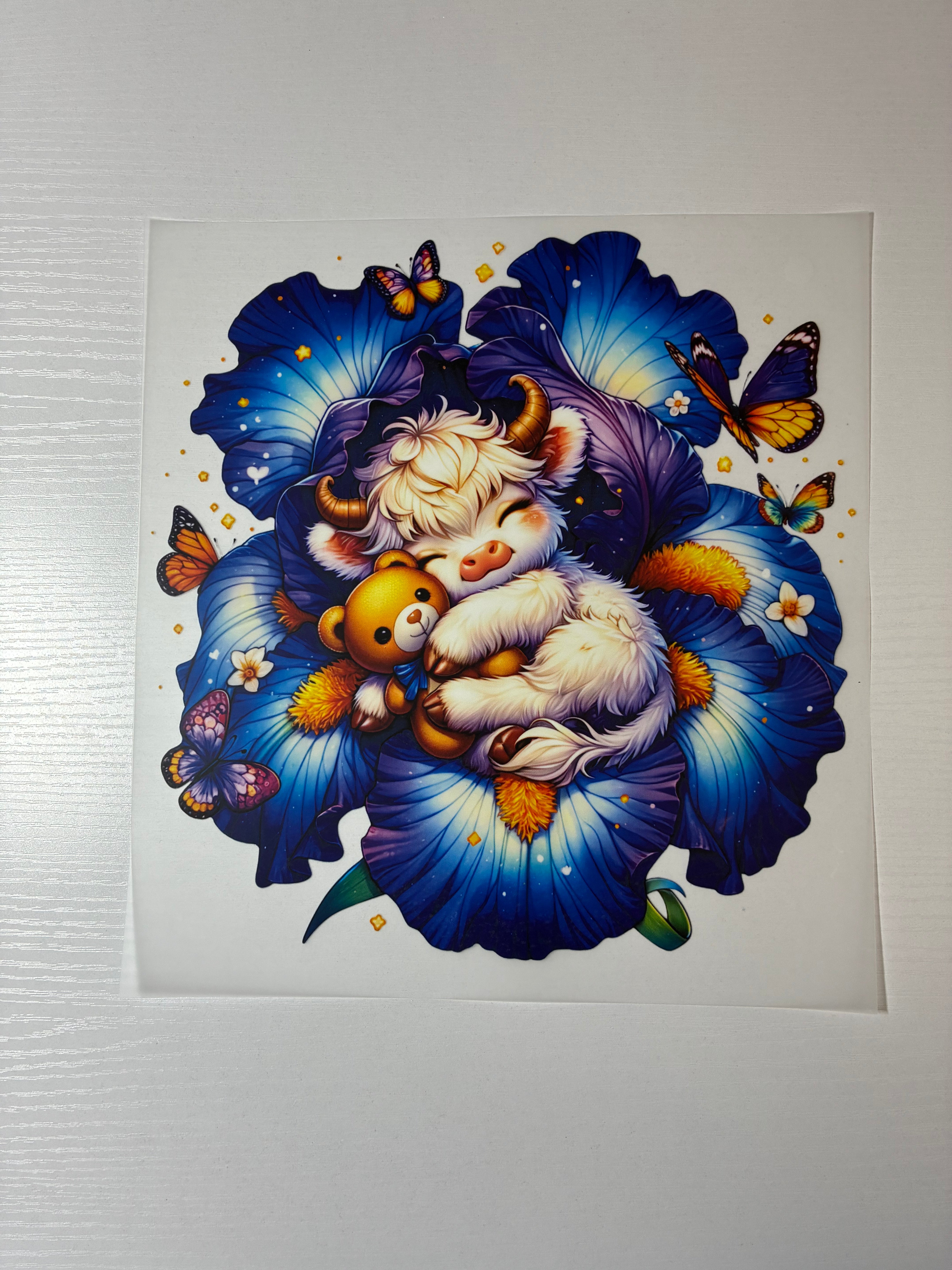 Sleeping Cow Shirt Transfers