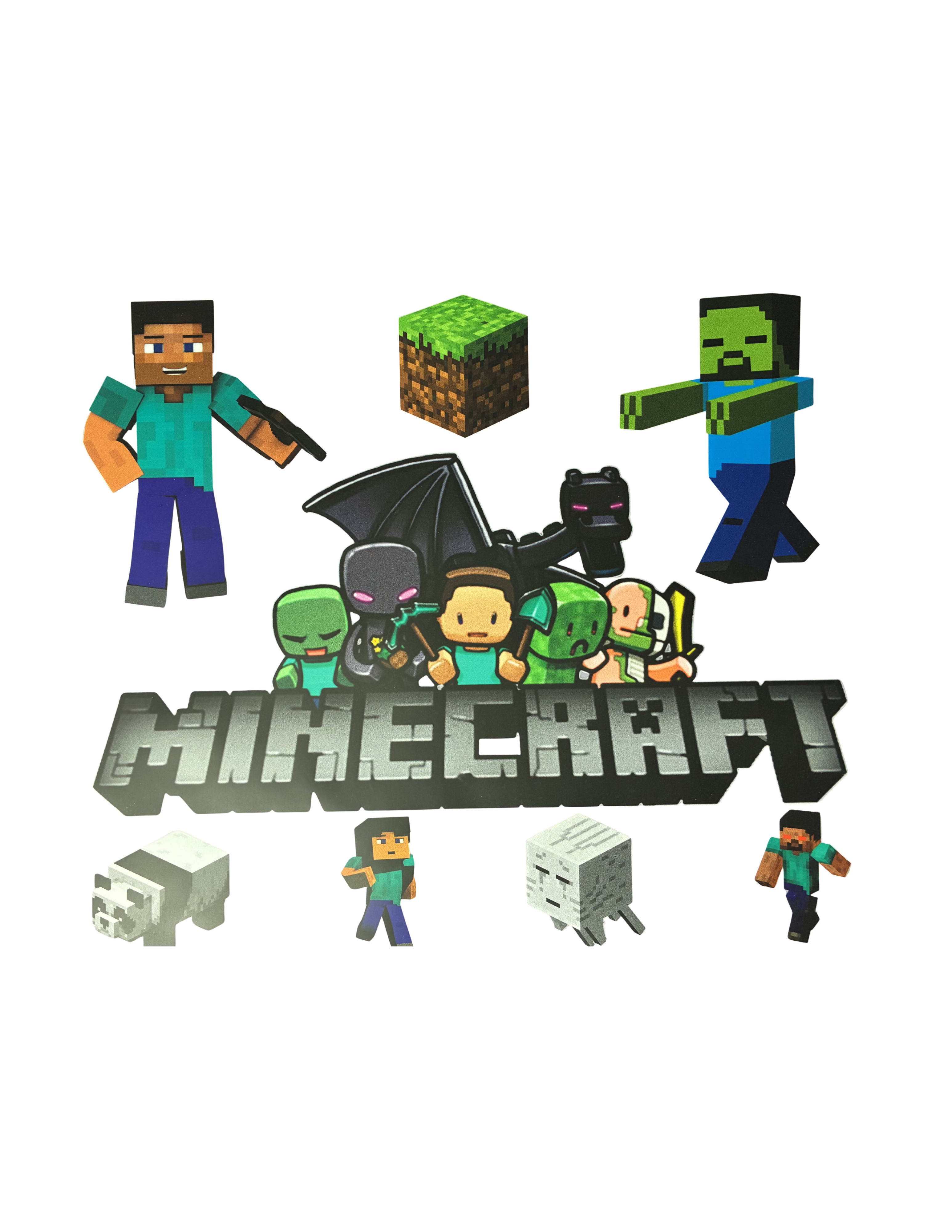 Minecraft DTF Transfers