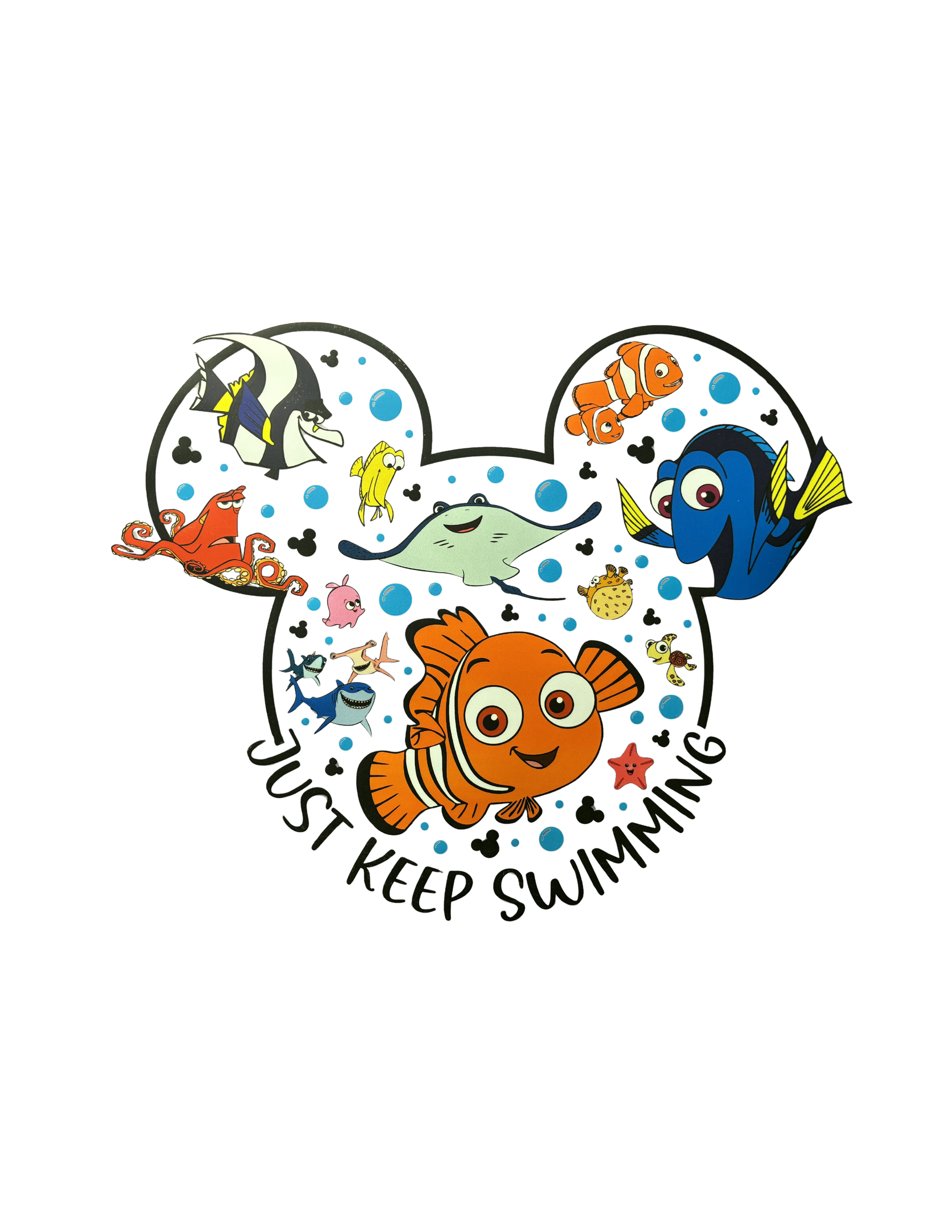 Just Keep Swimming Shirt Transfer