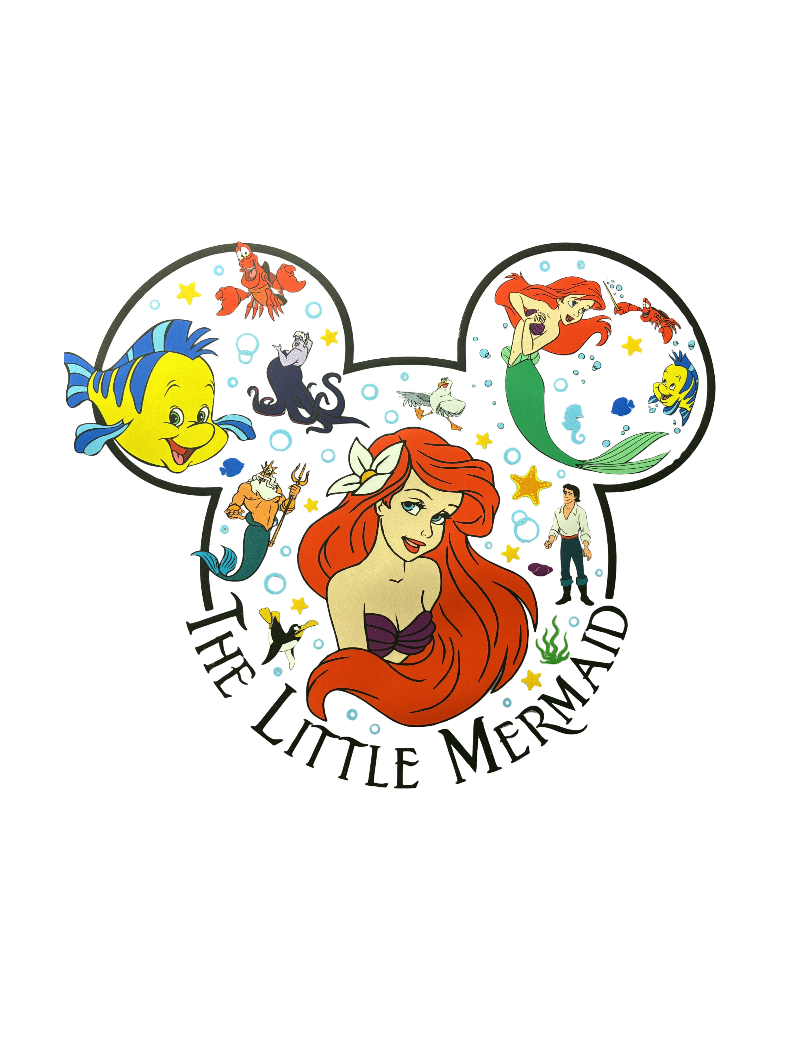 Mermaid Shirt Transfer