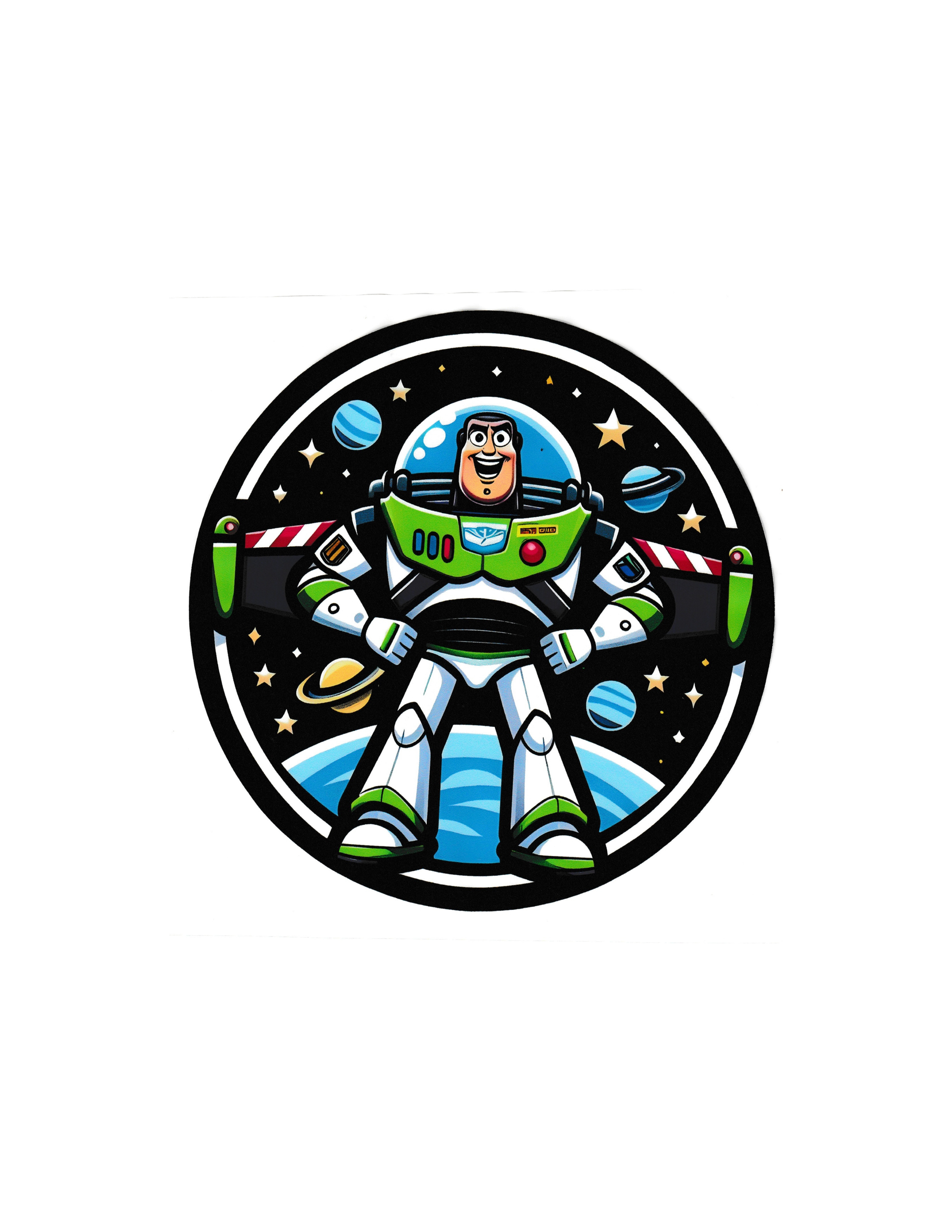 7in Buzz Shirt Transfer