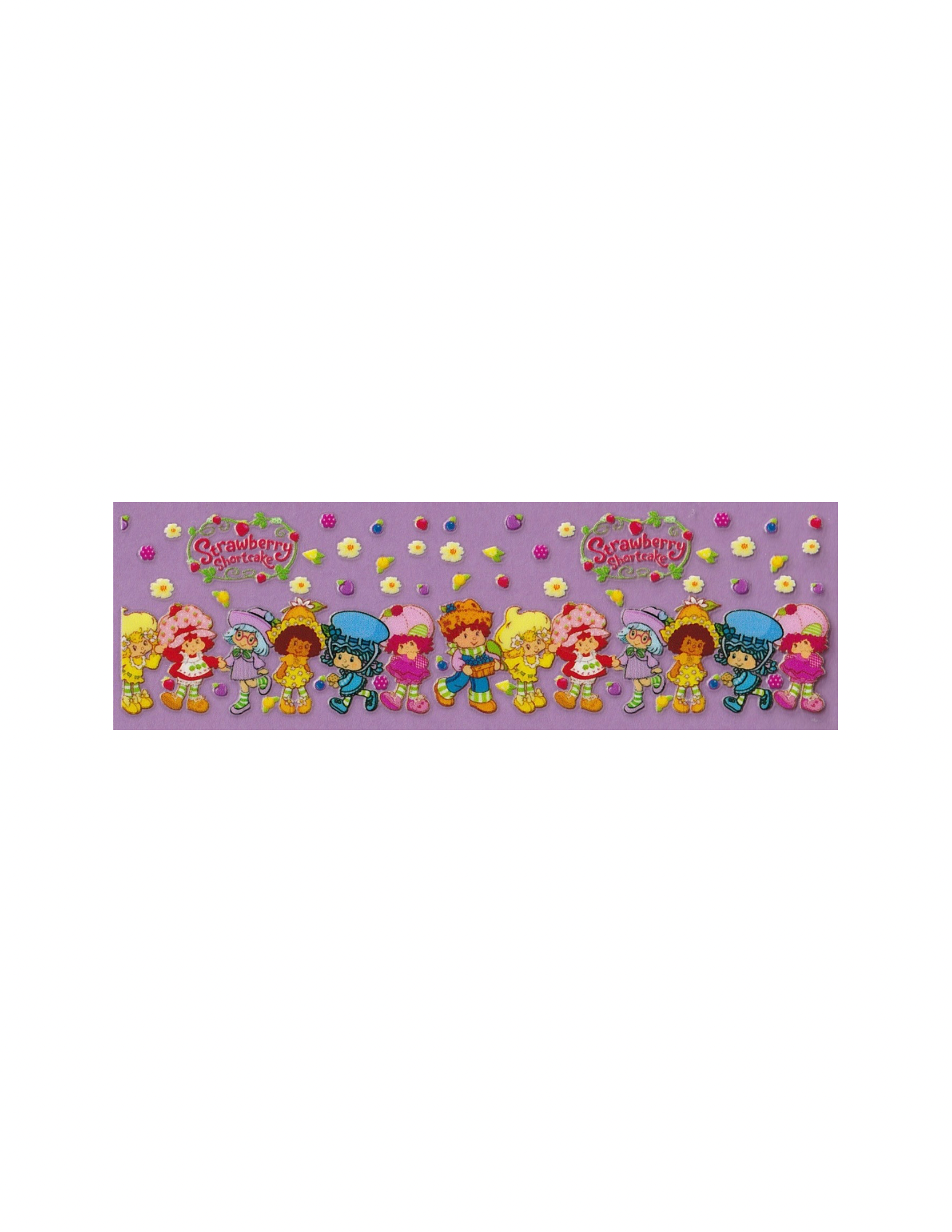 Pen/Bookmark Wrap Strawberry Cartoon