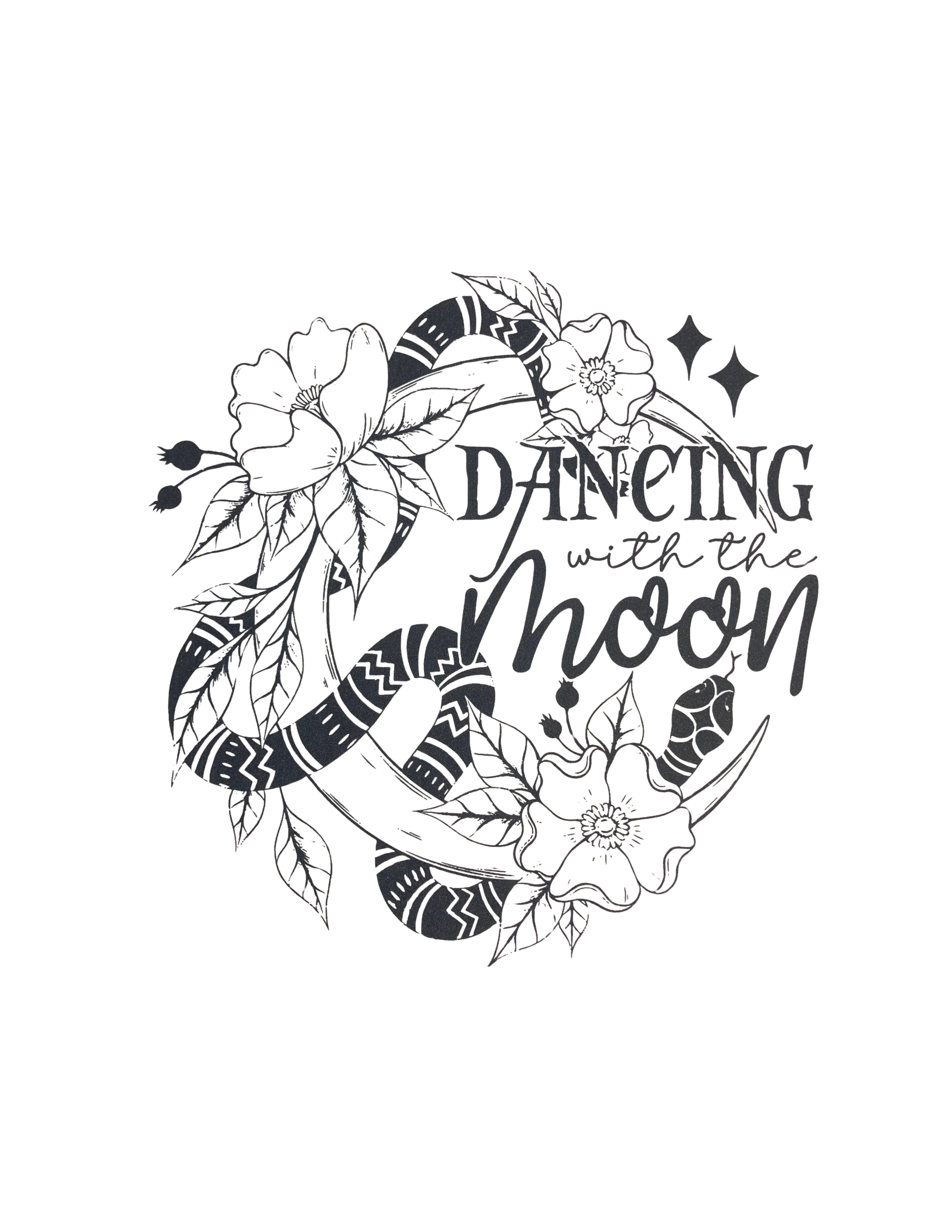 Dancing with the Moon Screen Print