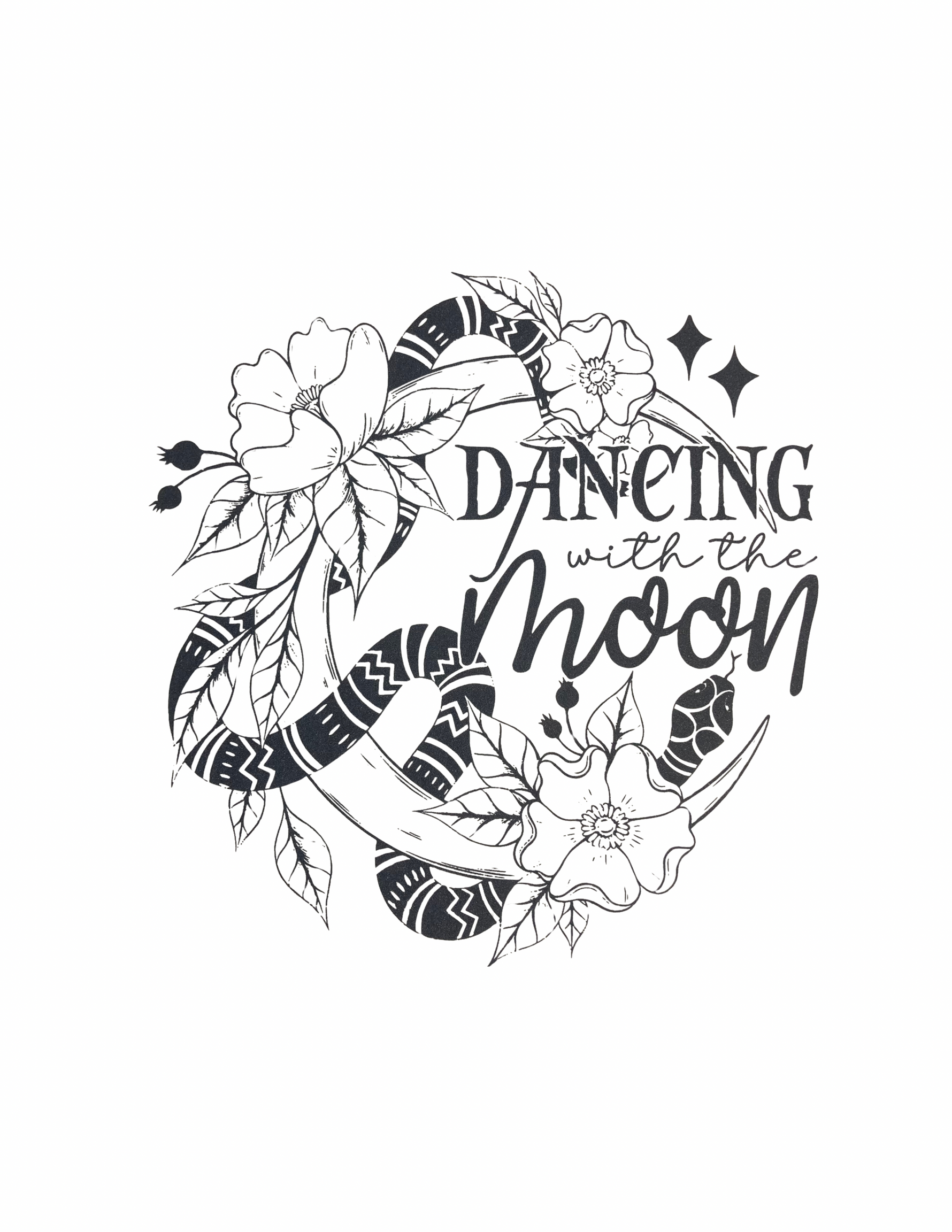 Dancing with the Moon Screen Print
