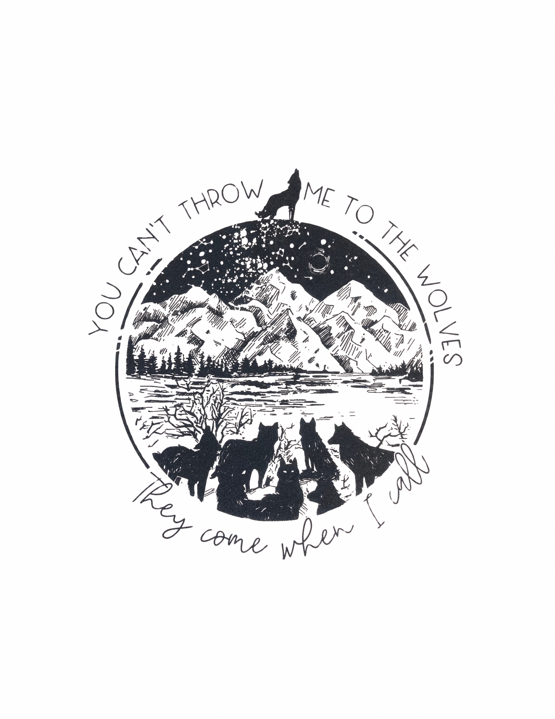 They Come When I Call Screen Print