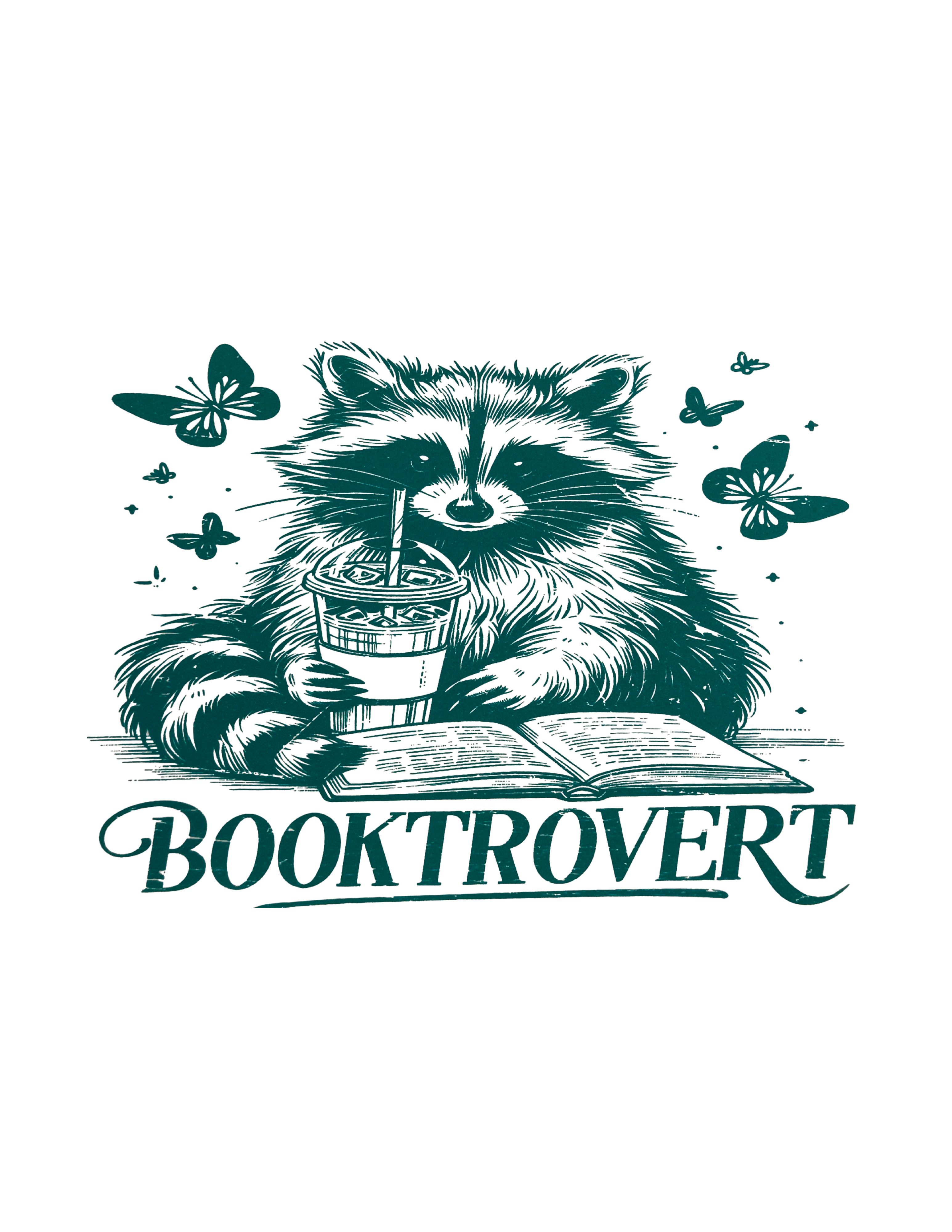 Booktrovert Screen Print