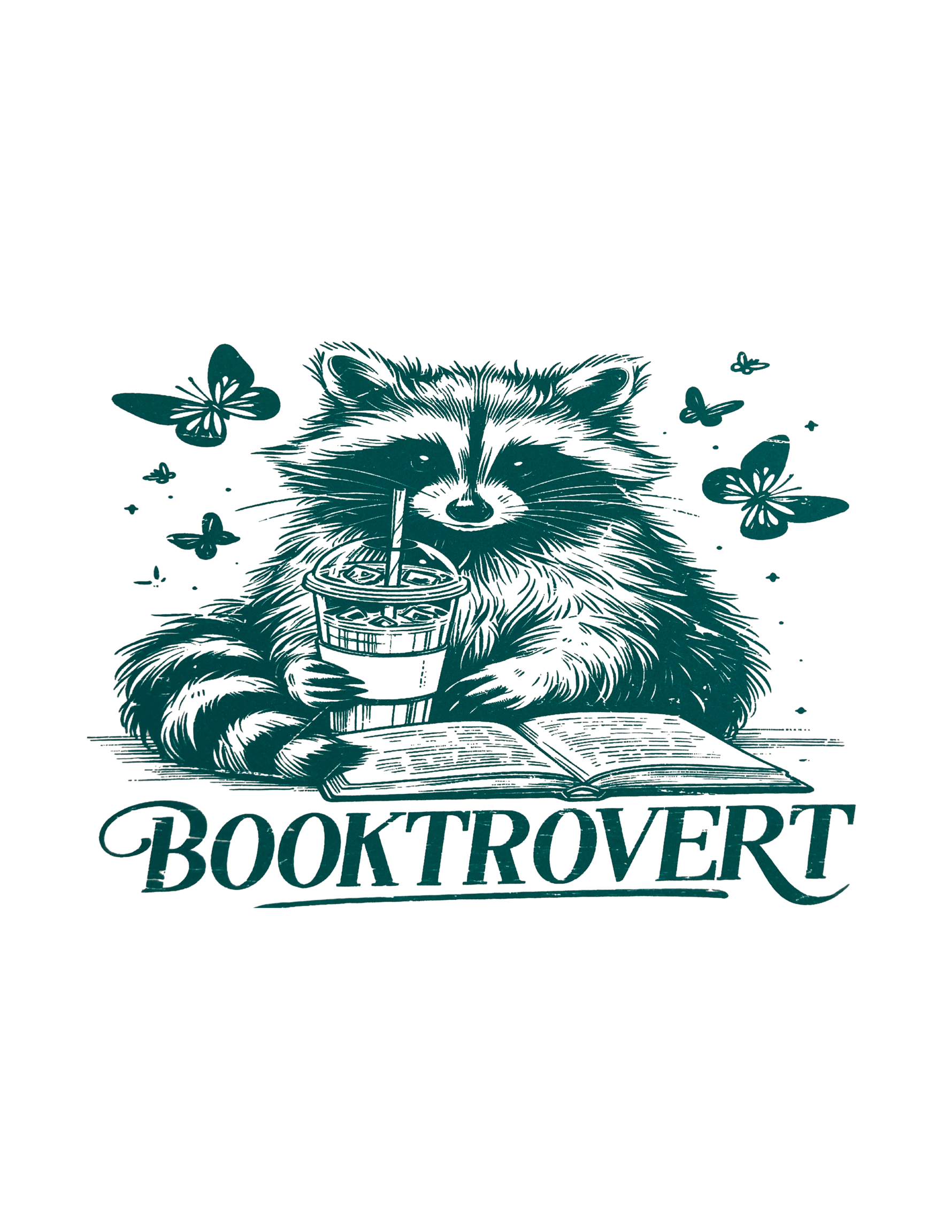 Booktrovert Screen Print