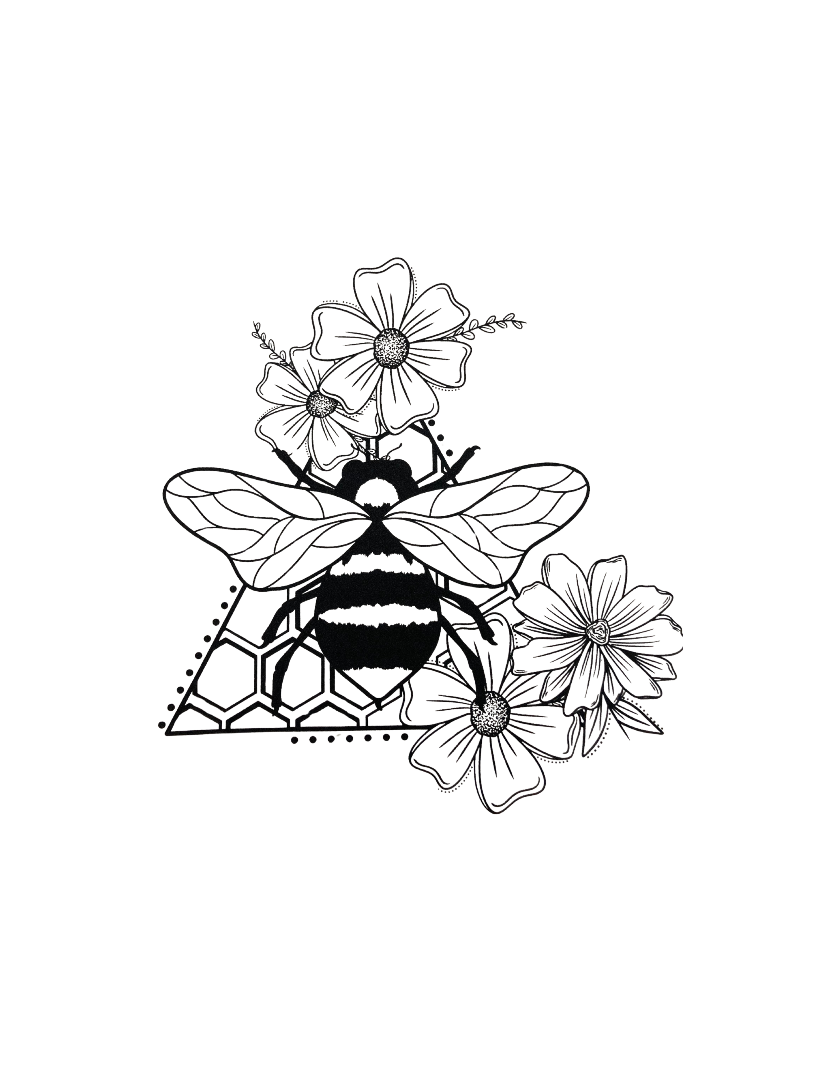 Bee Screen Print