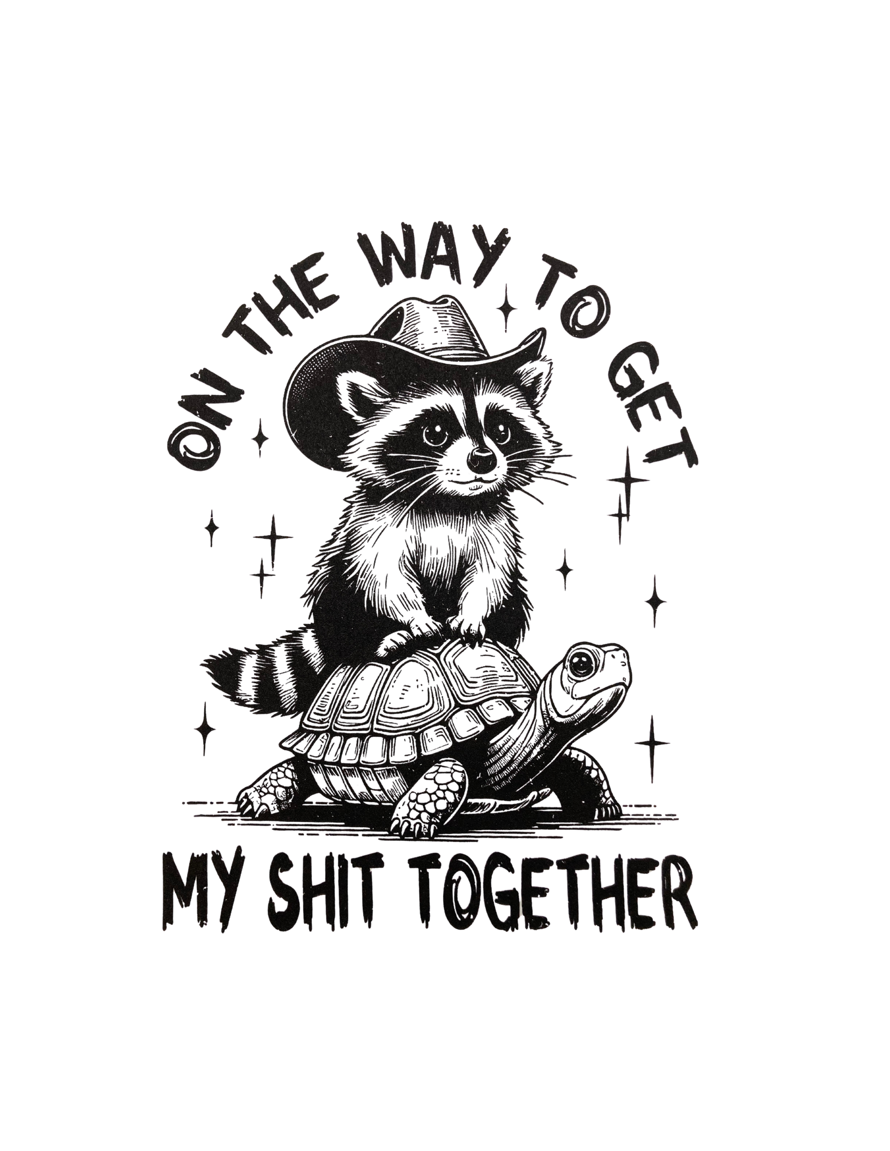On My Way Screen Print