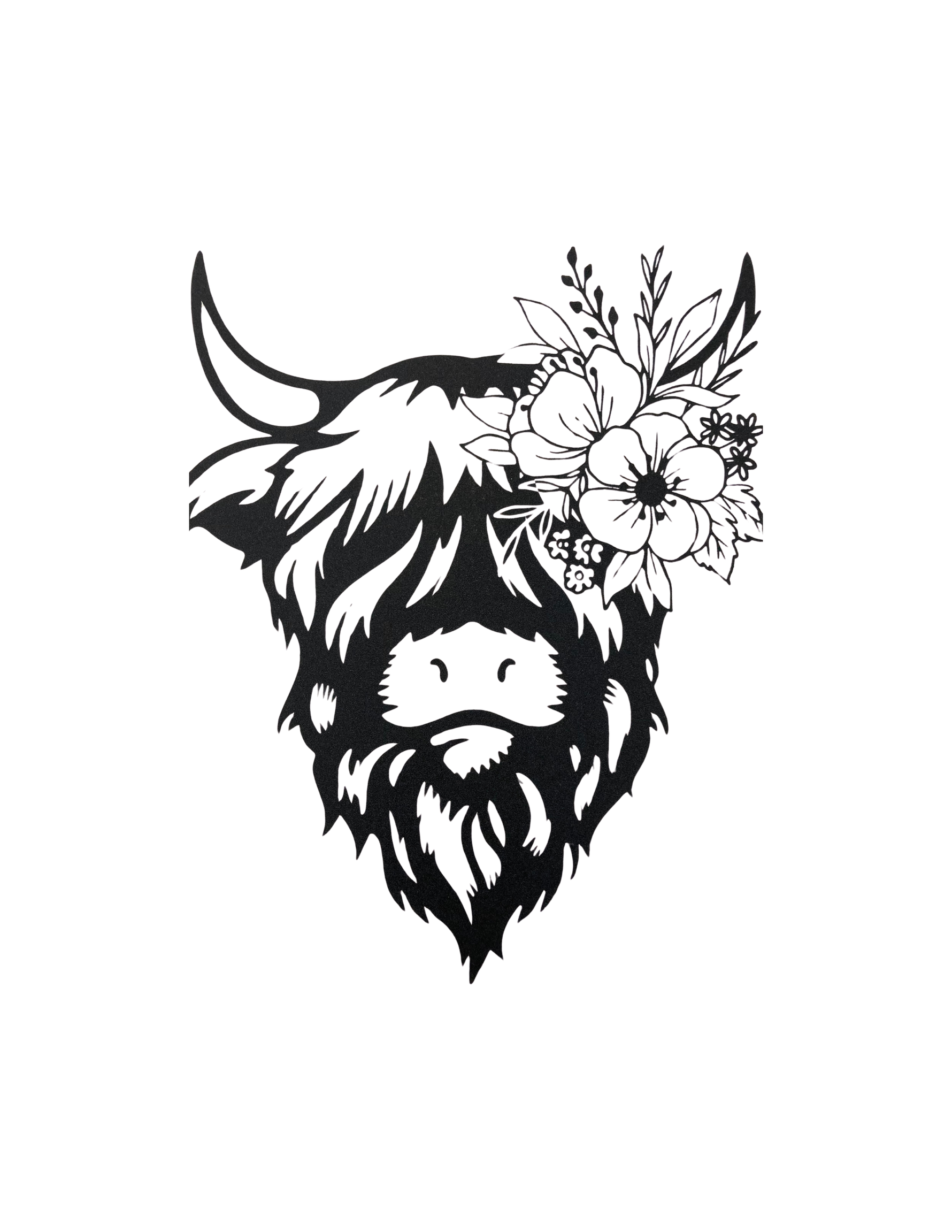 Highland Cow Screen Print