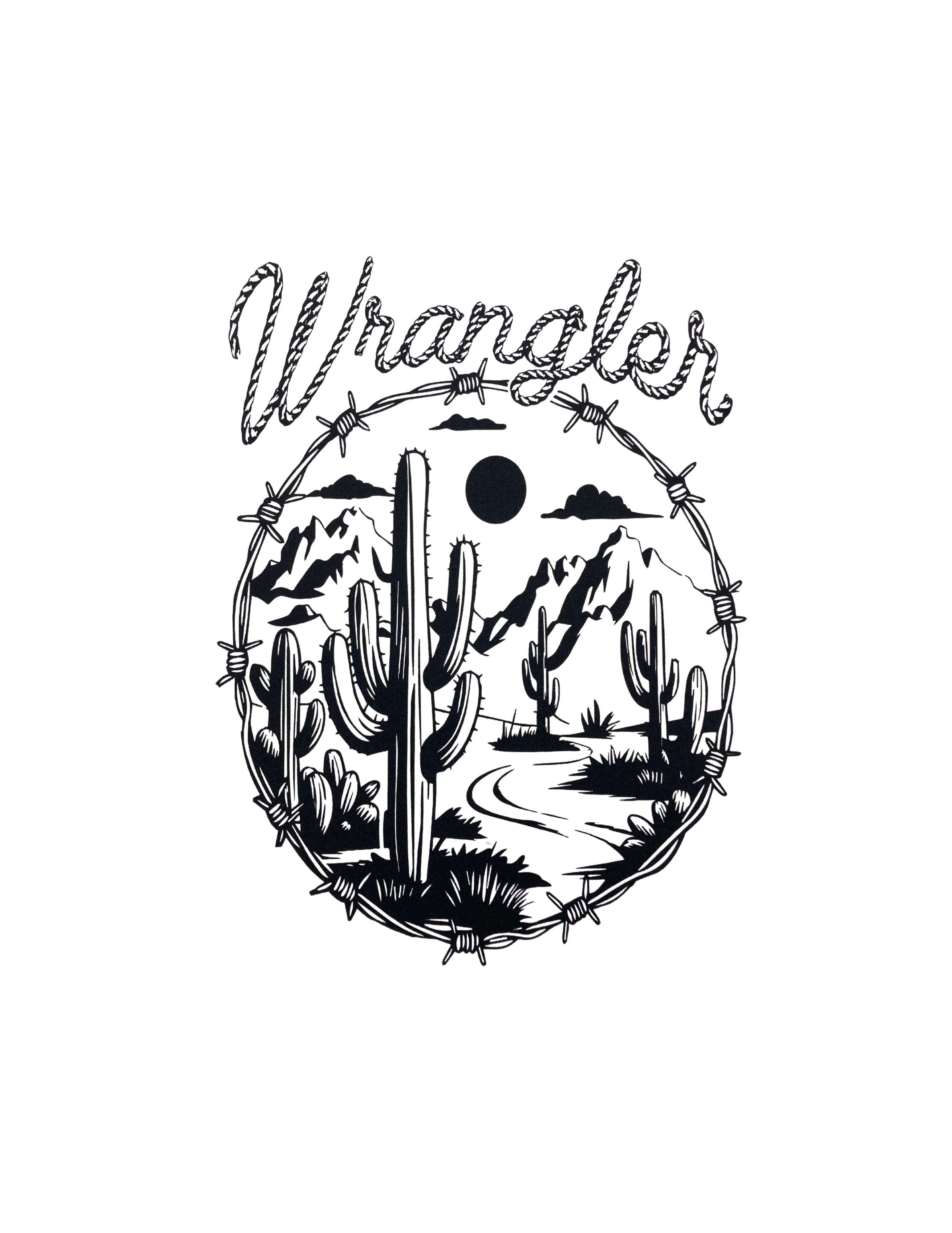 Wrangler Screen Print
