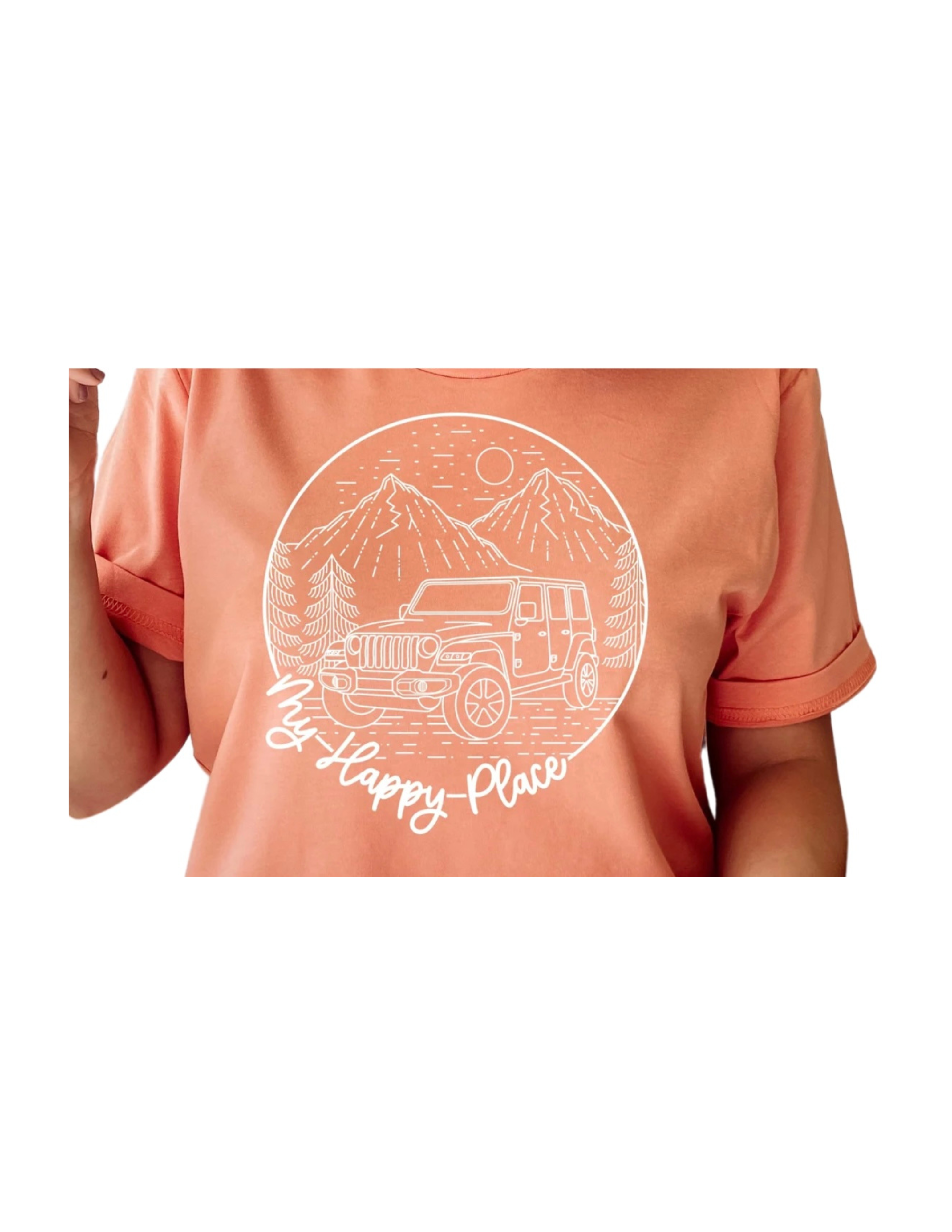 Jeep My Happy Place Screen Print