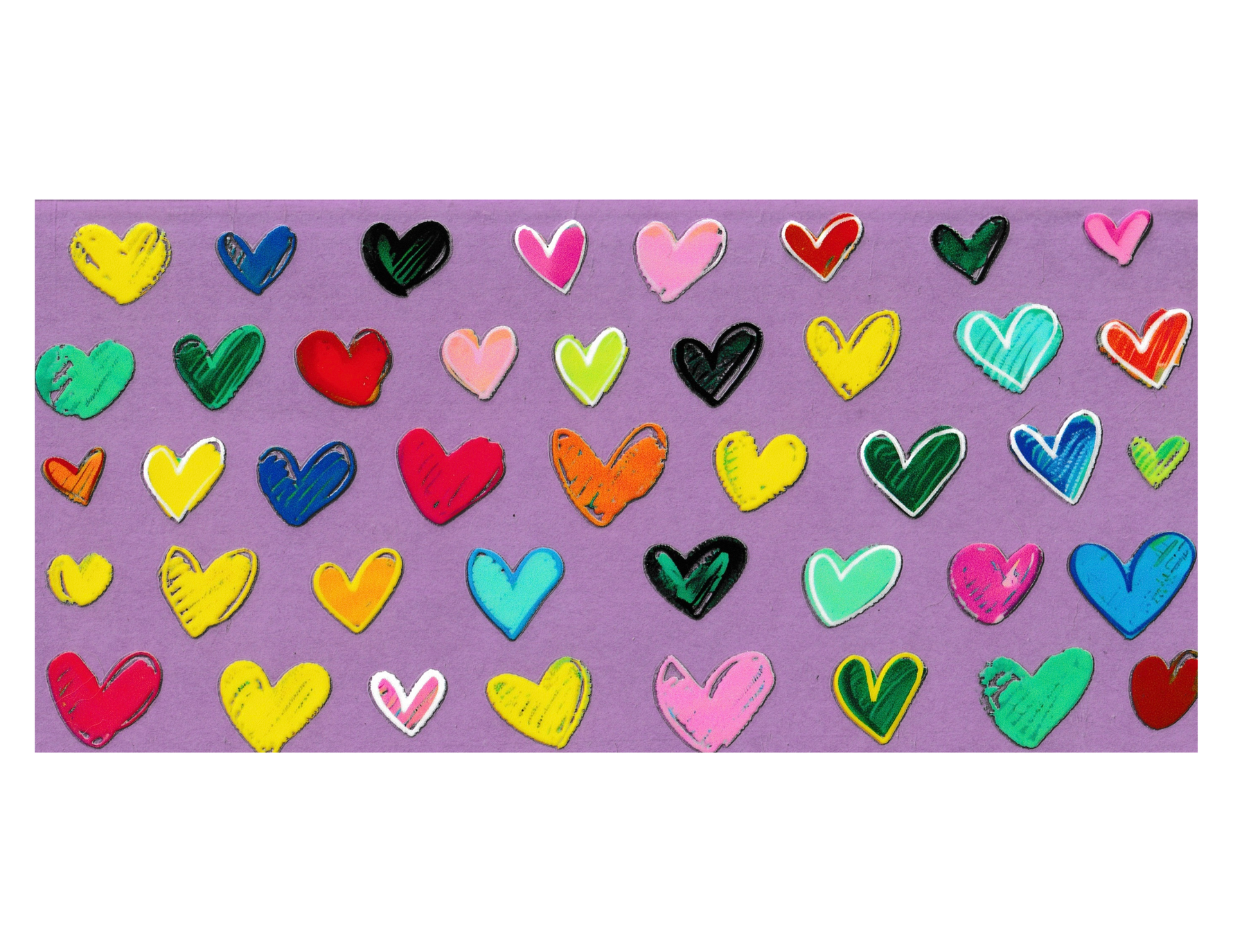 16oz Cup Wrap Hearts