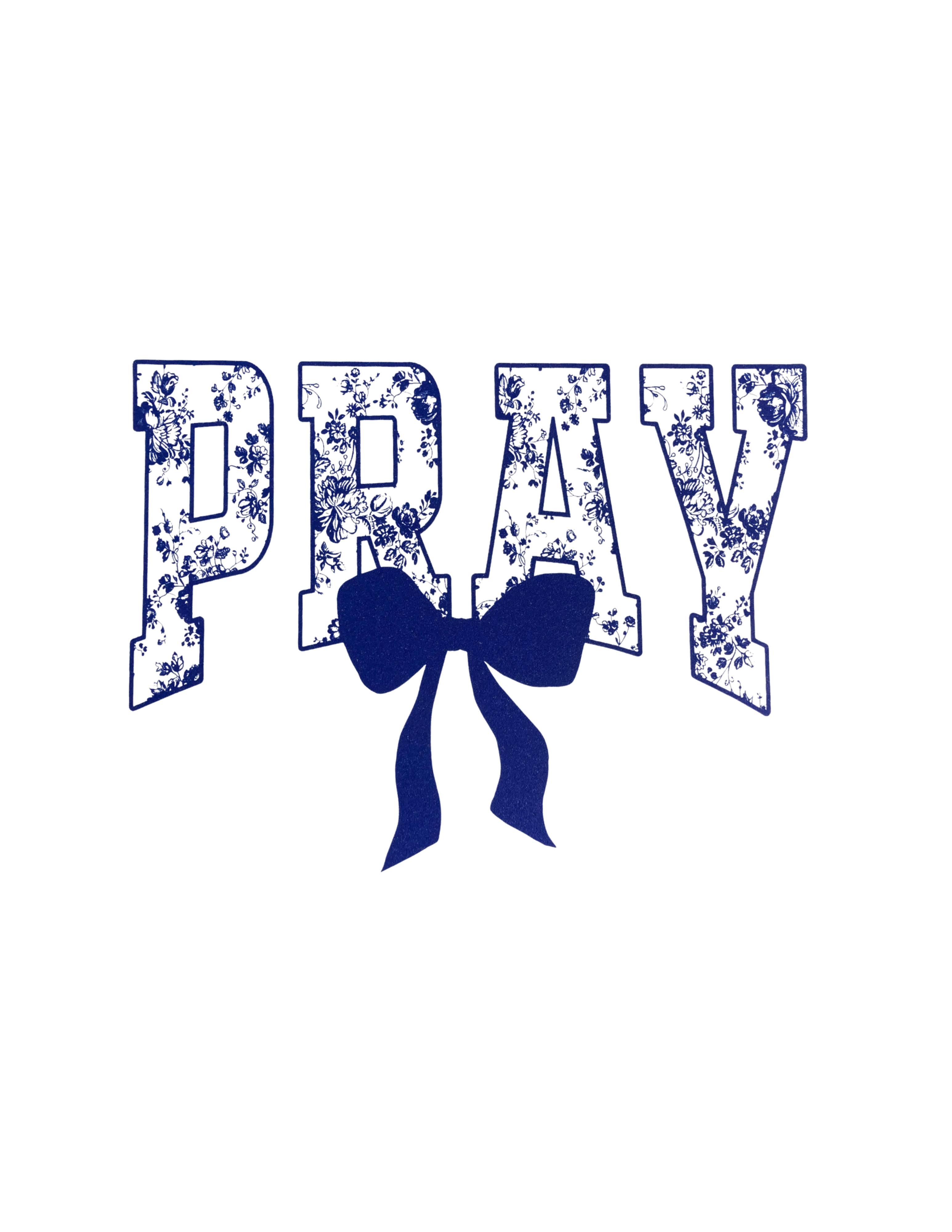 Blue Pray Screen Print