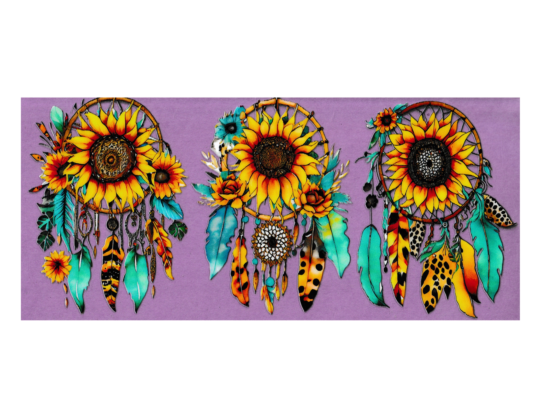 16oz Cup Wrap Western Dreamcatcher