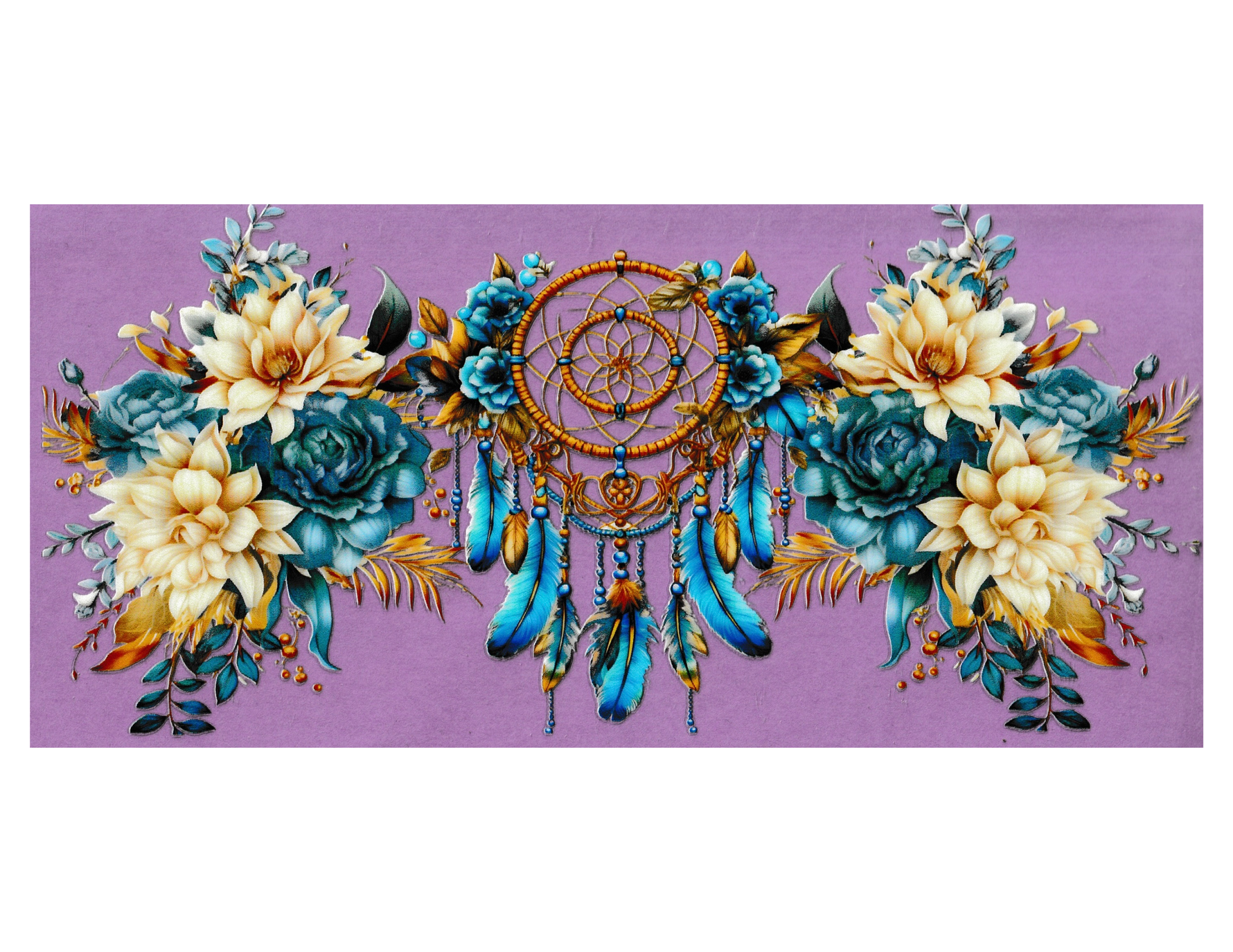 16oz Cup Wrap Western Dreamcatcher