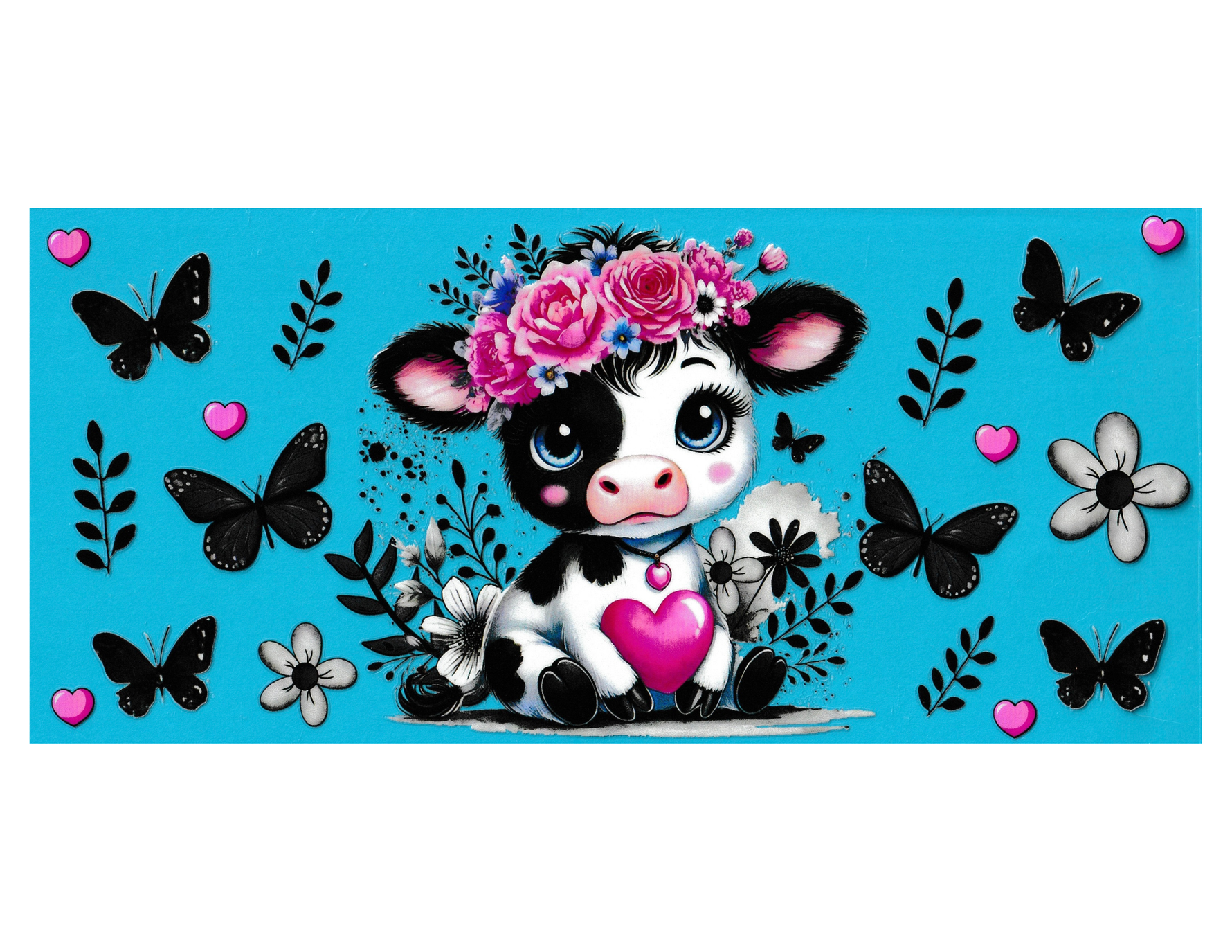 16oz Cup Wrap Cow