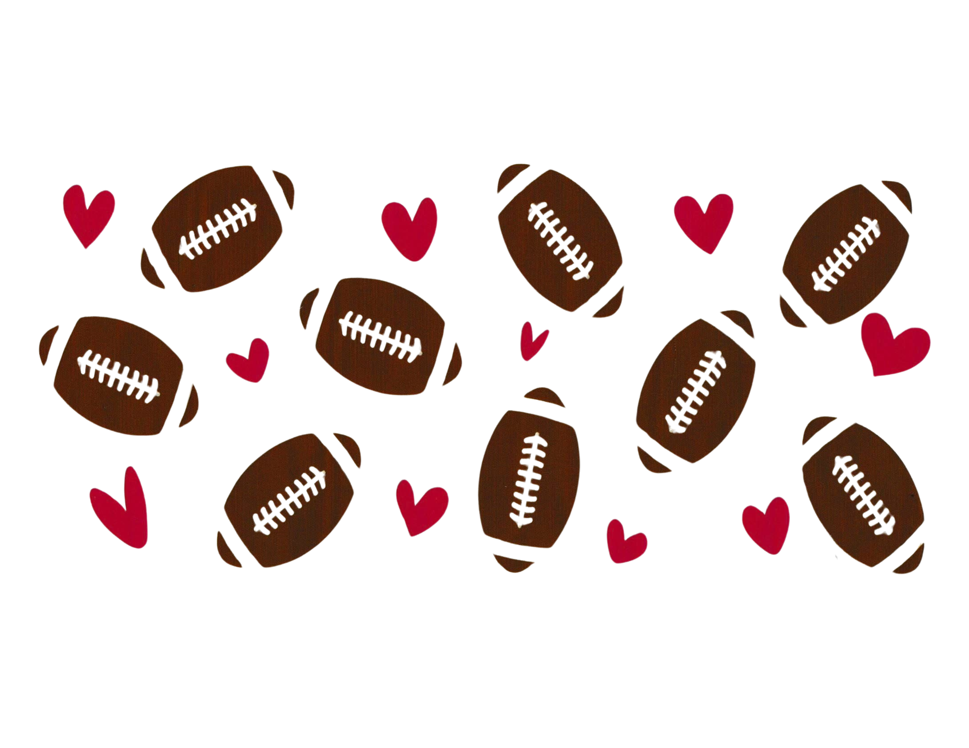 16oz Cup Wrap Football