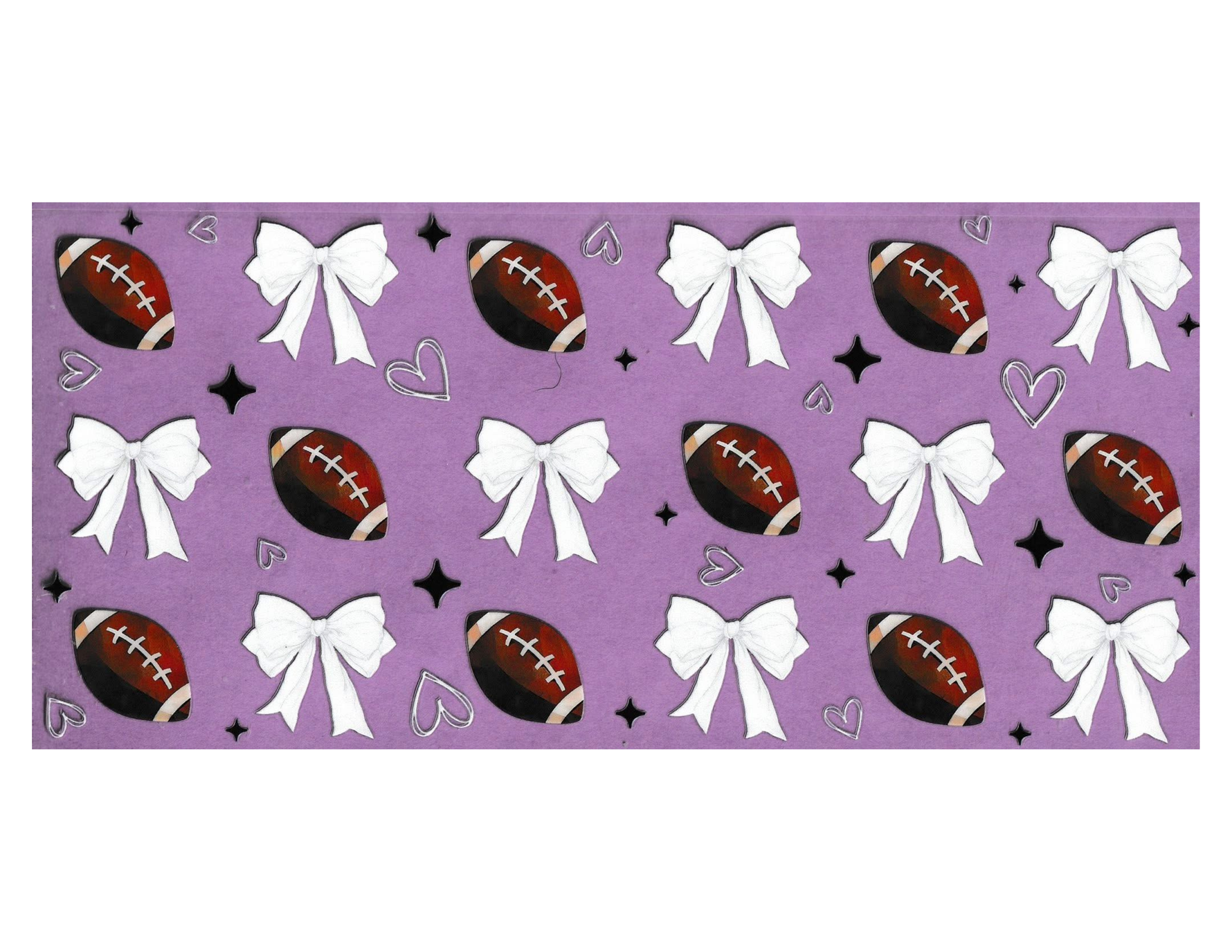 16oz Cup Wrap Football