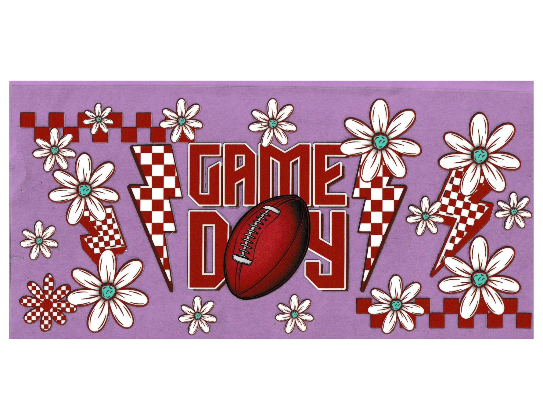 16oz Cup Wrap Football