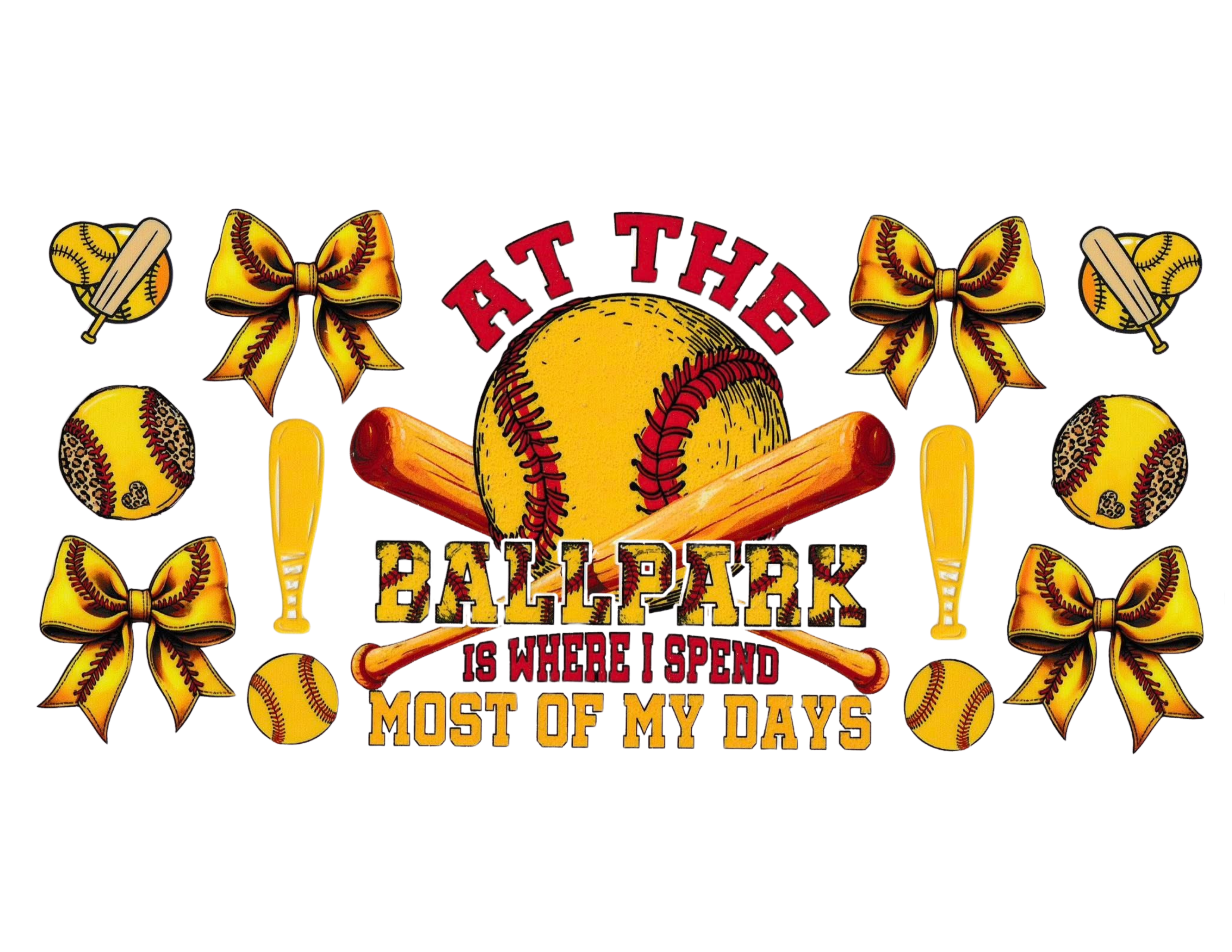 16oz Cup Wrap Softball