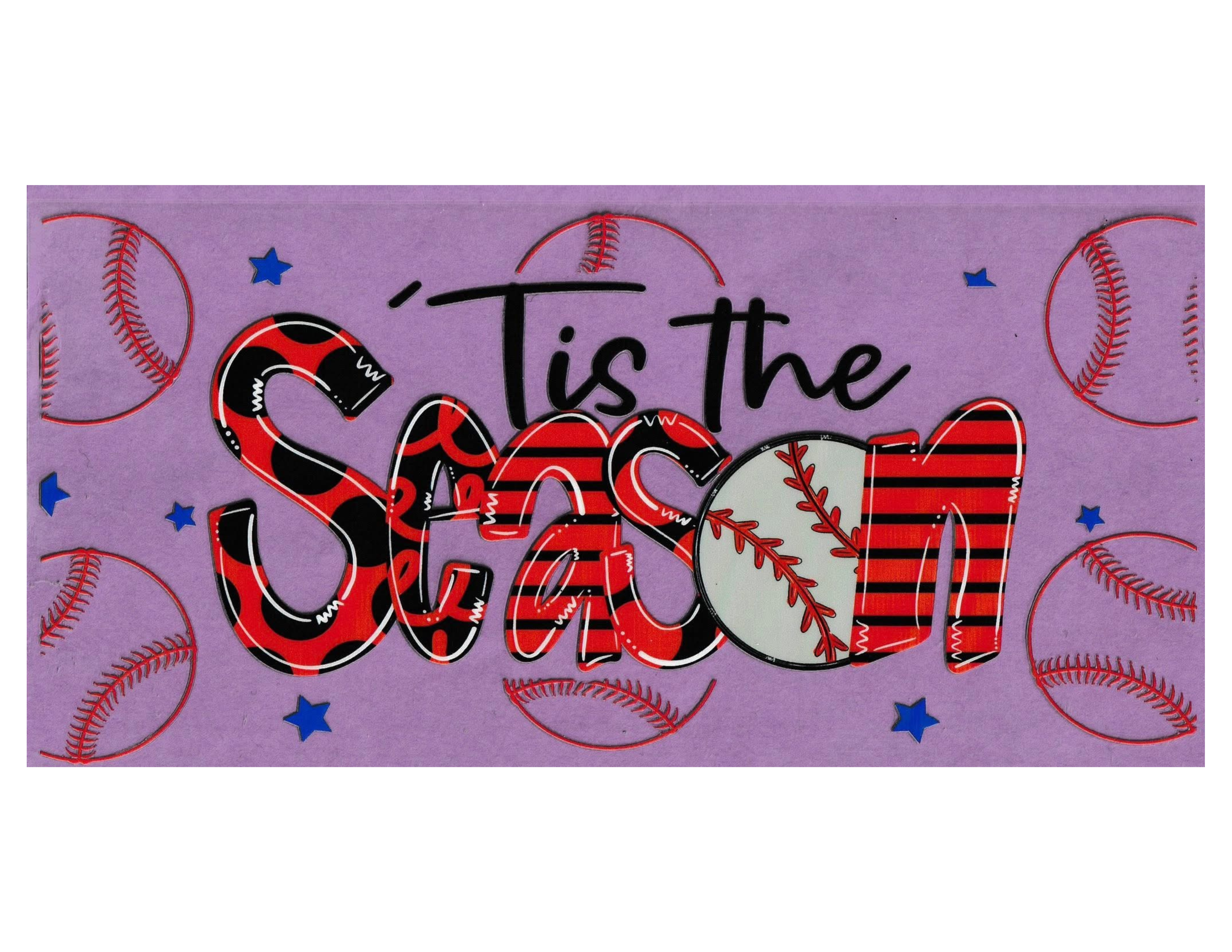 16oz Cup Wrap Baseball