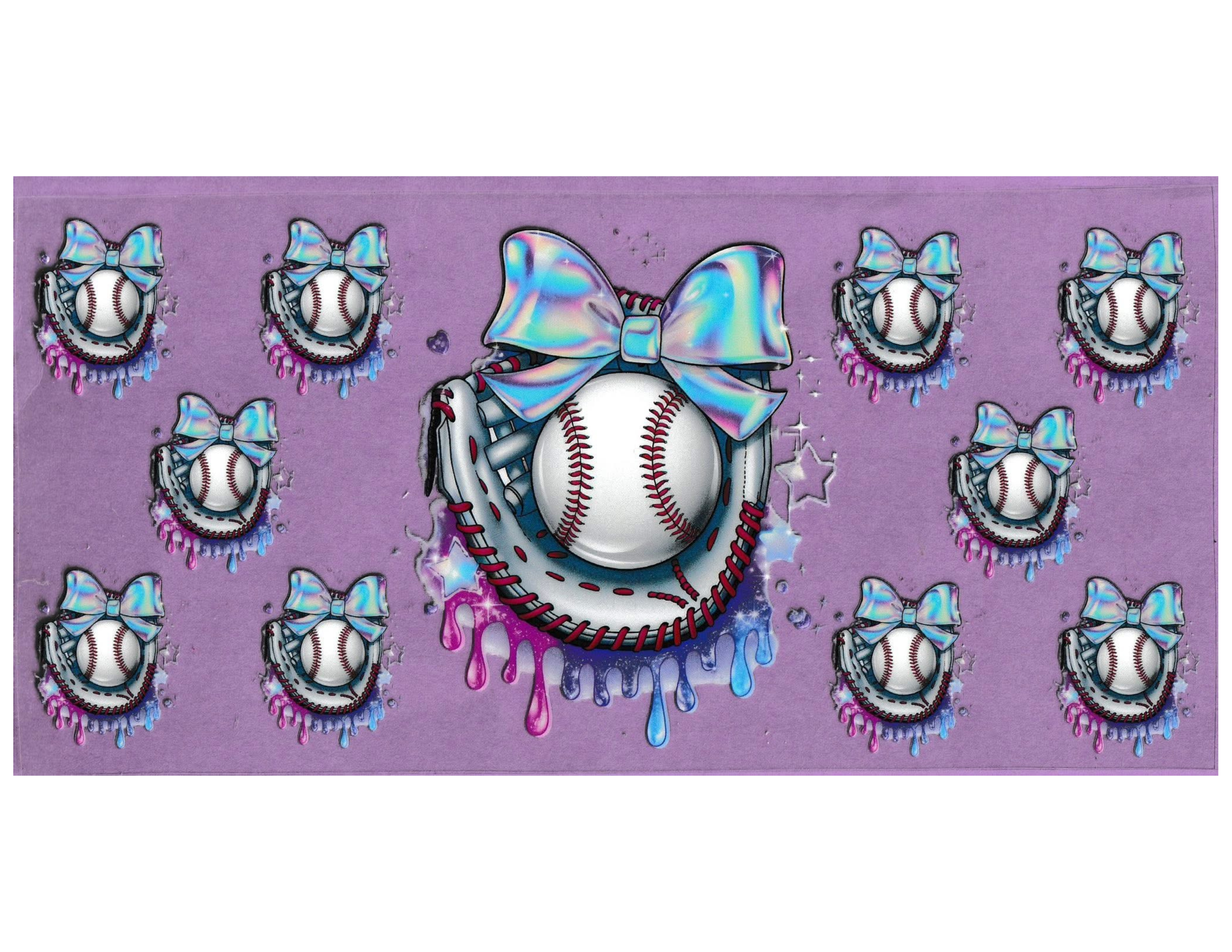 16oz Cup Wrap Baseball