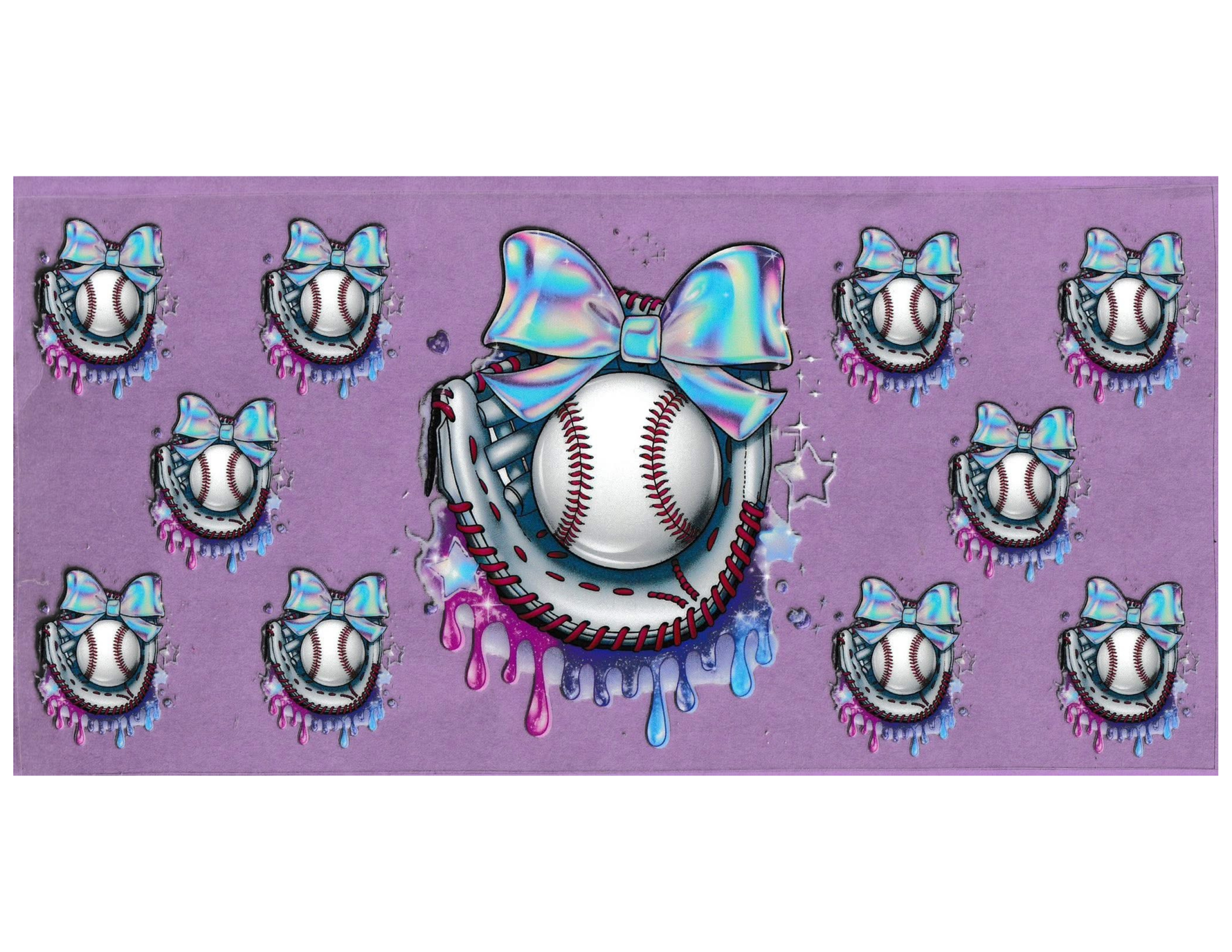 16oz Cup Wrap Baseball